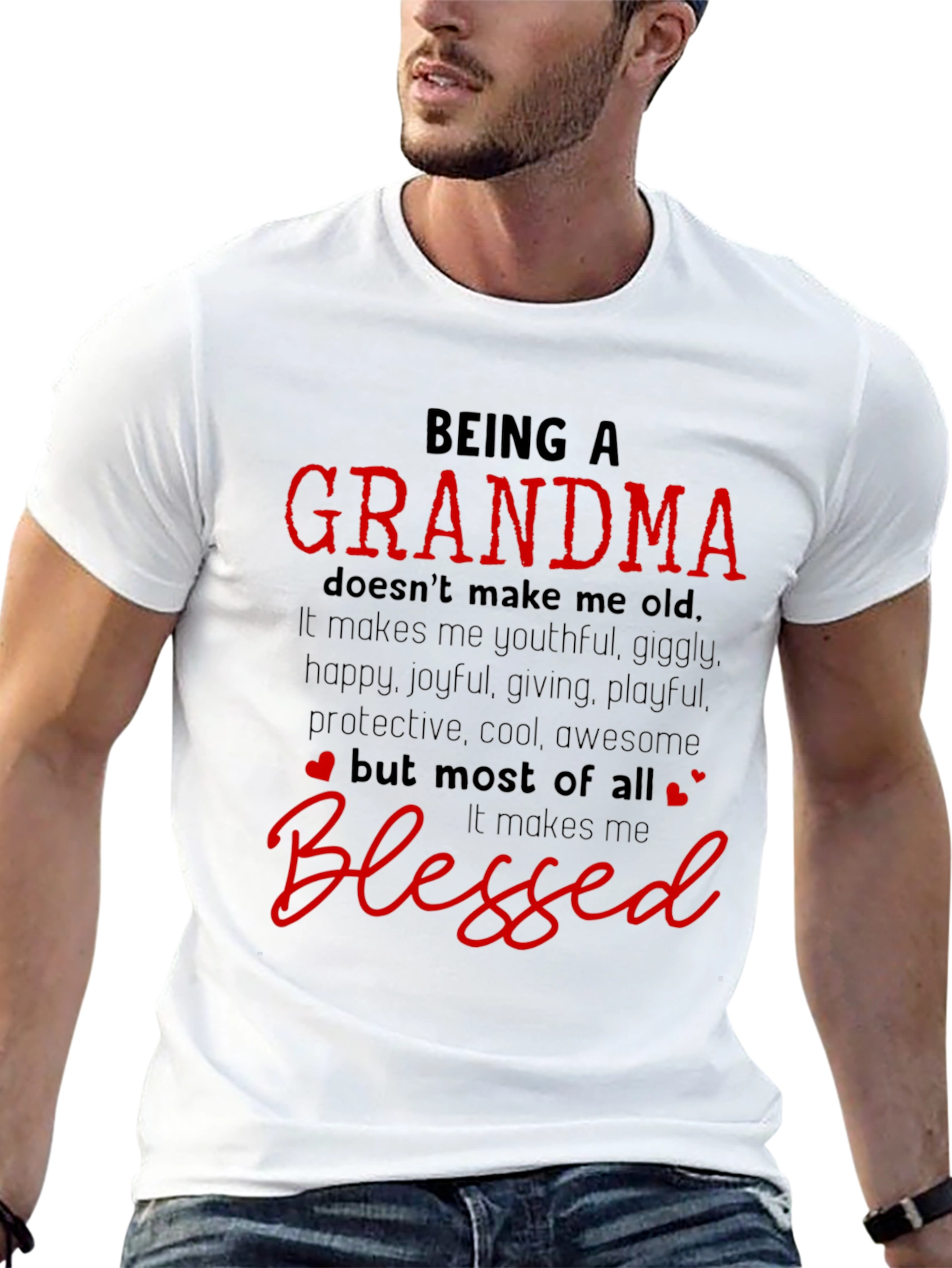Being A Grandma Blessed T-Shirt