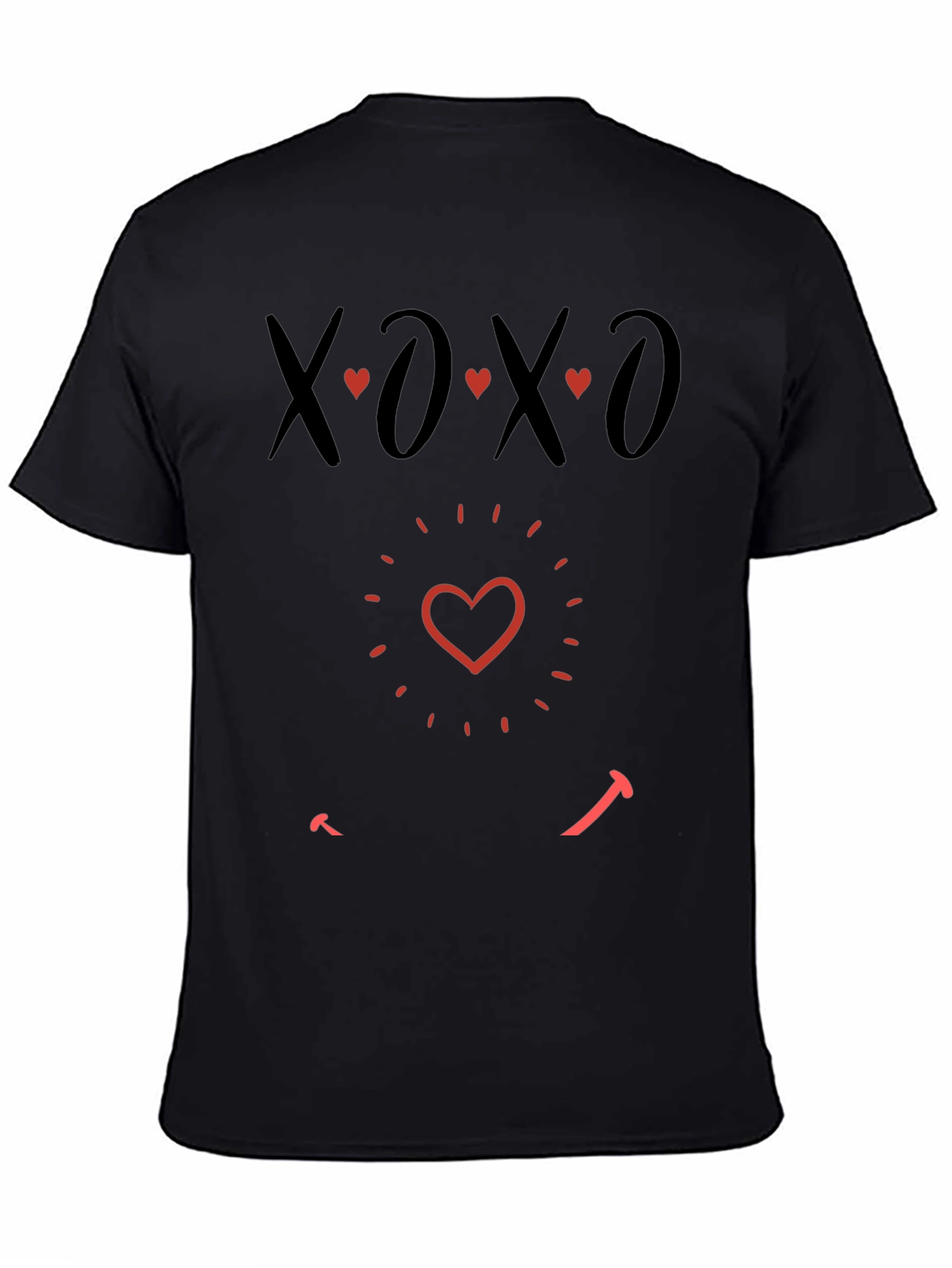 XOXO Heart Graphic Tee - Valentines Day T-Shirt