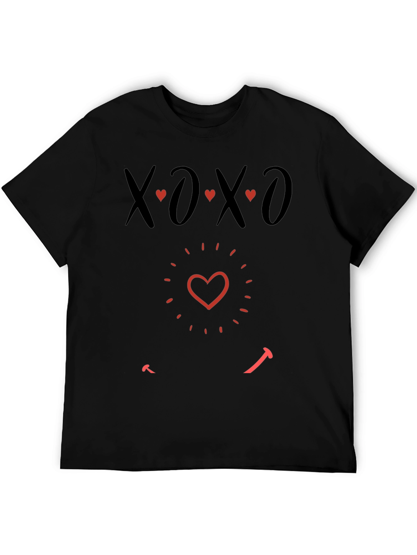 XOXO Heart Graphic Tee - Valentines Day T-Shirt