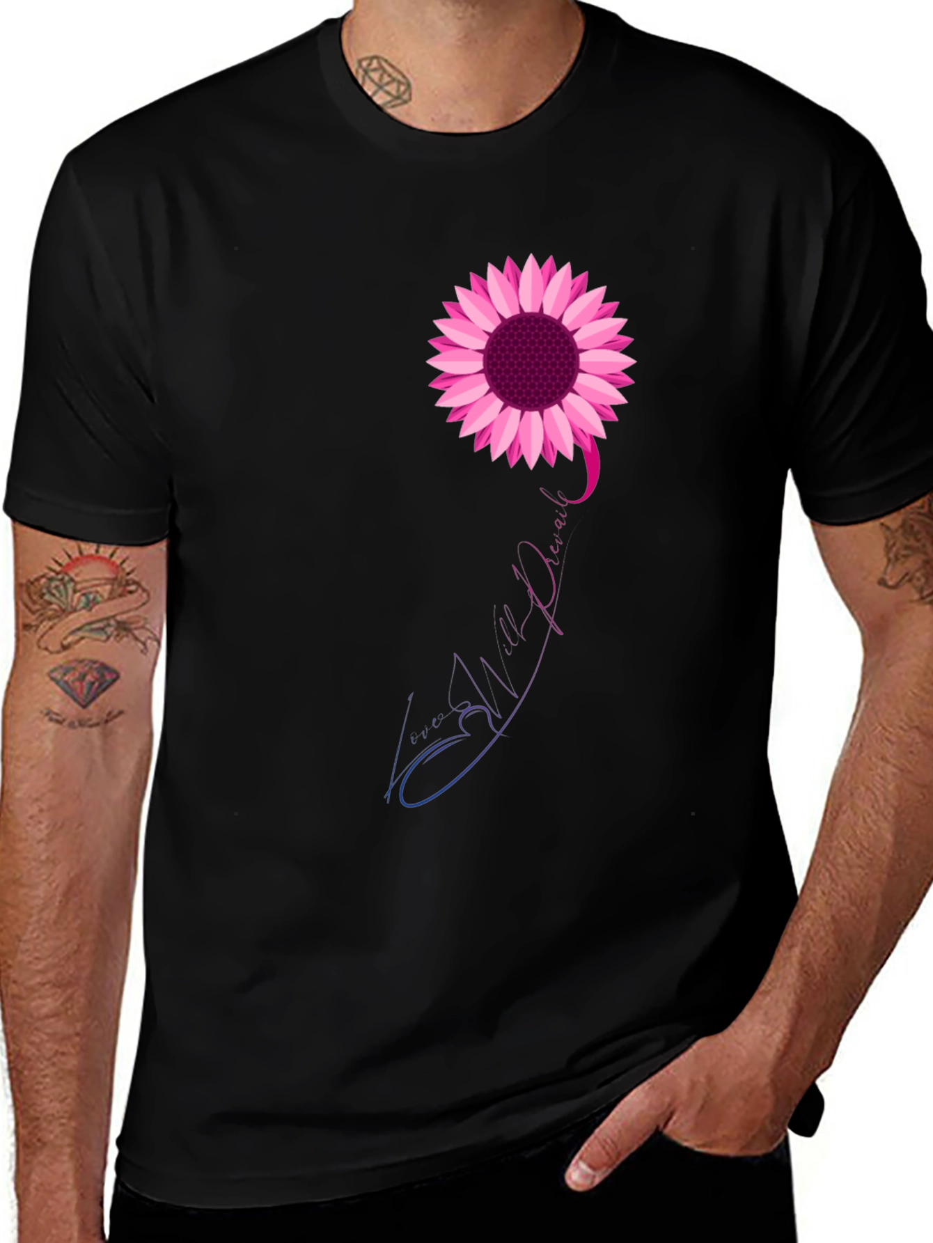 Sunflower Semicolon Mental Health T-Shirt