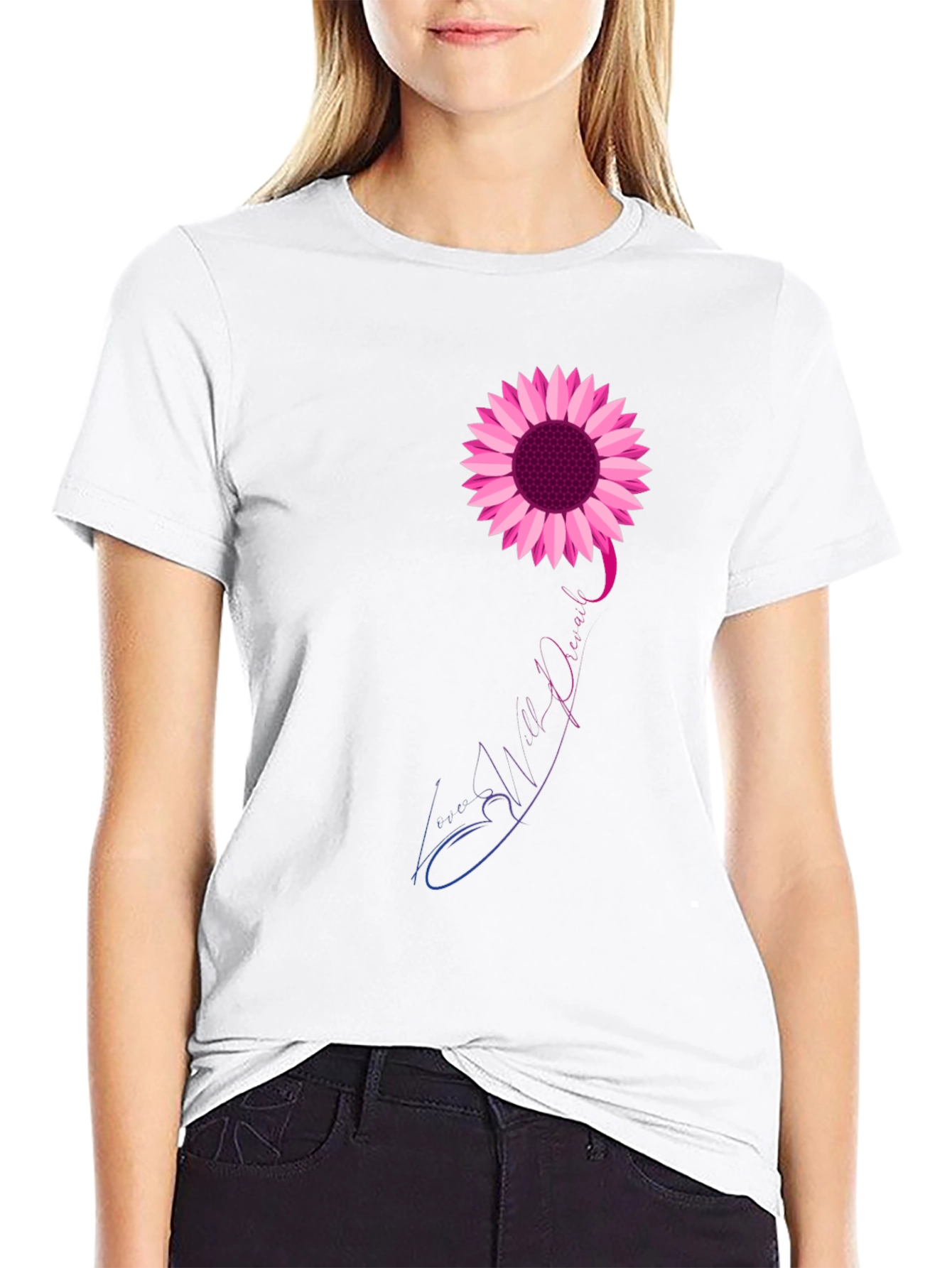 Sunflower Semicolon Mental Health T-Shirt