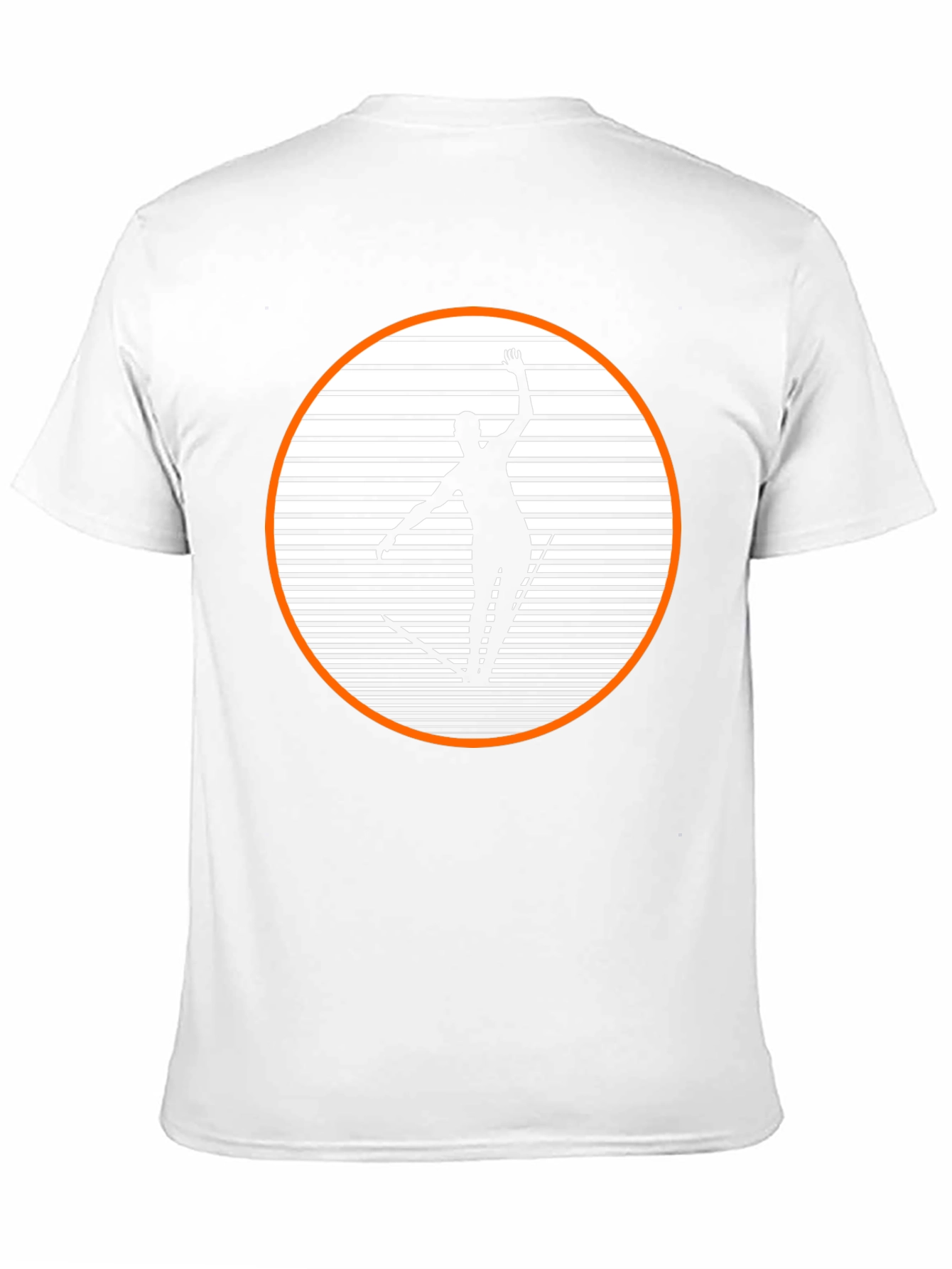 Retro Skiing Graphic Tee - Black Cotton Blend Shirt