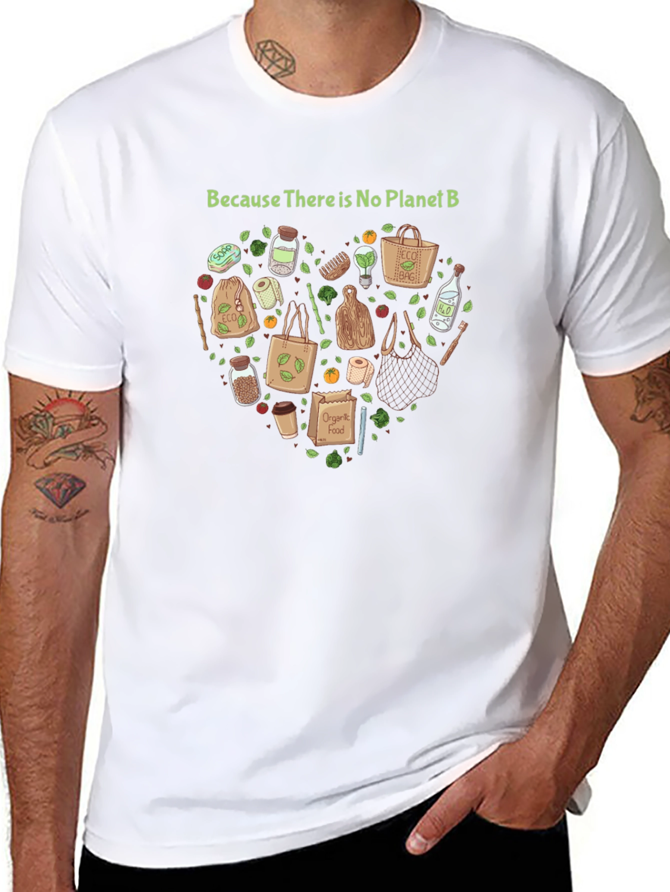Eco-Friendly Planet B Graphic Tee