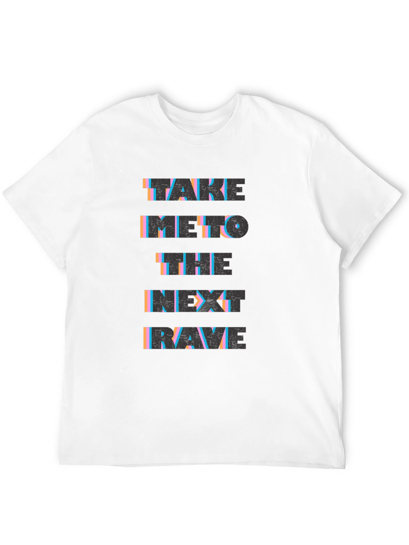 Take Me to the Next Rave Black Graphic Tee