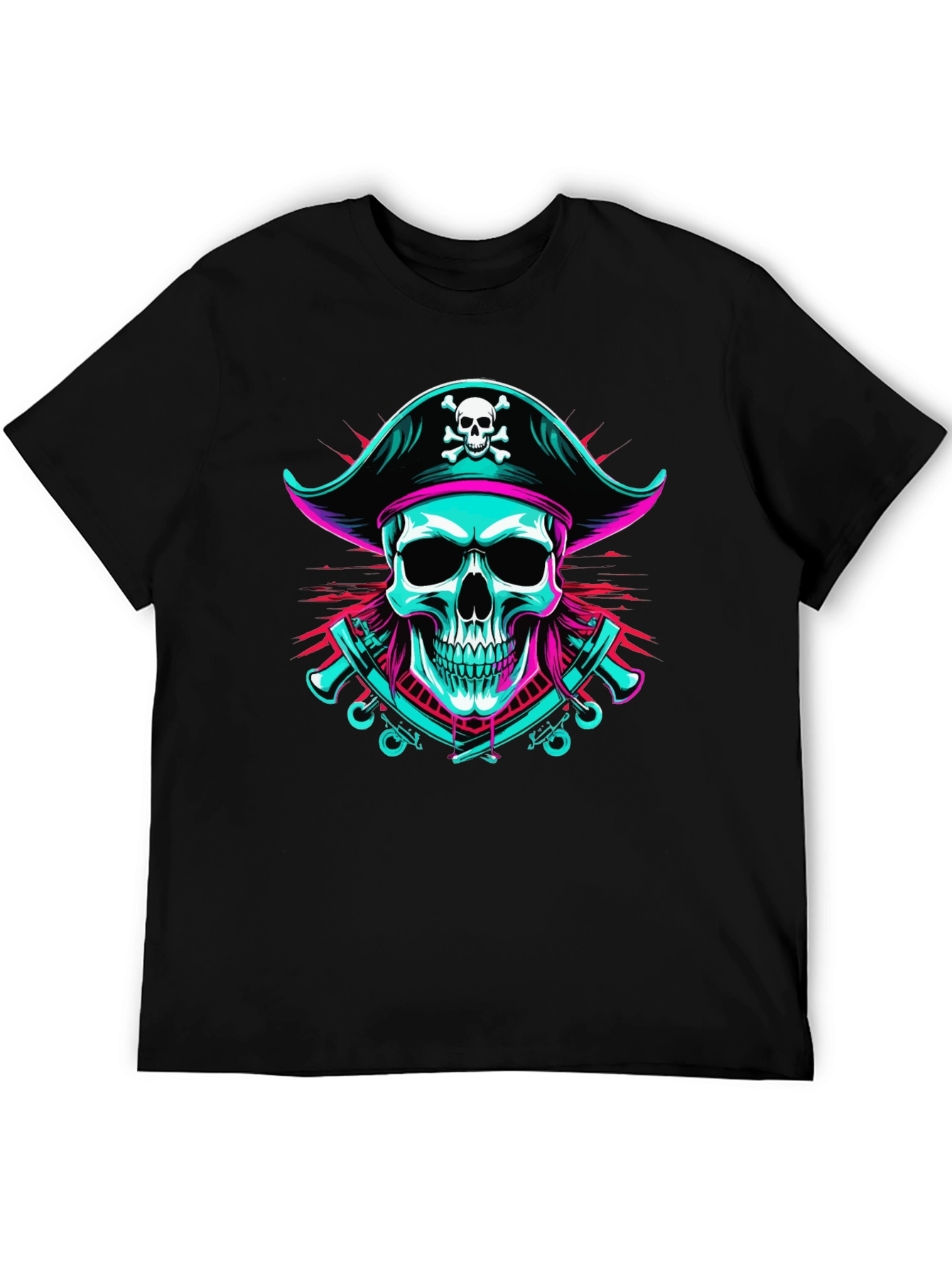 Pirate Skull T-Shirt - Bold Graphic Tee