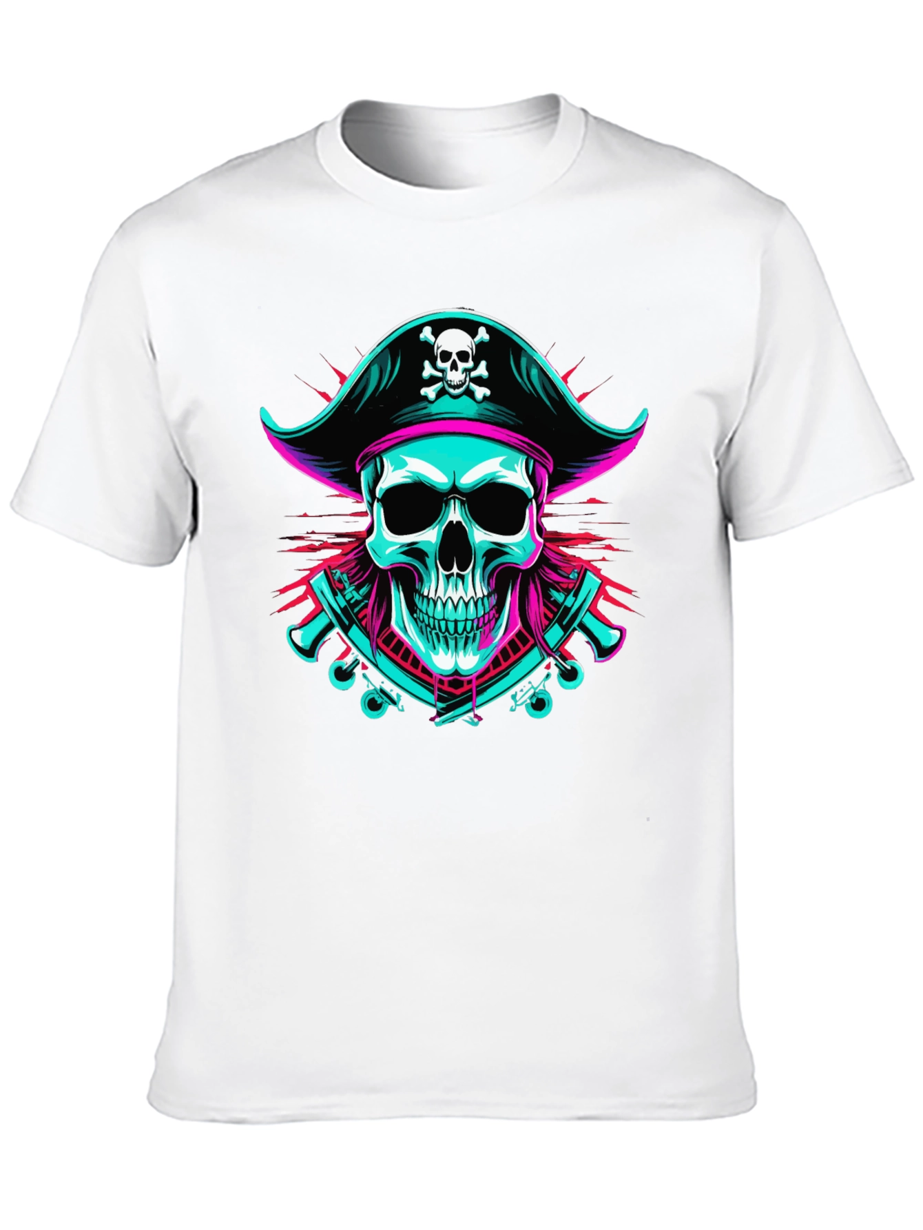 Pirate Skull T-Shirt - Bold Graphic Tee