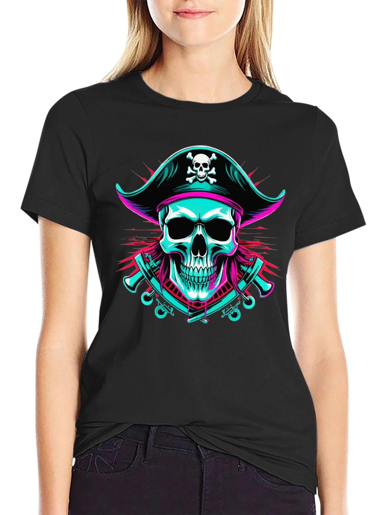 Pirate Skull T-Shirt - Bold Graphic Tee