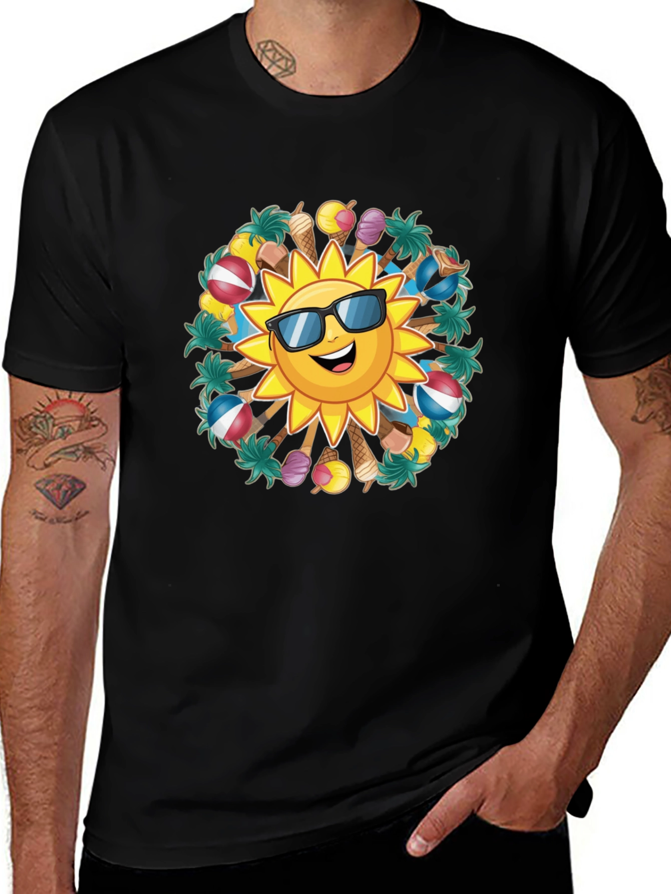 Summer Sun Graphic T-Shirt