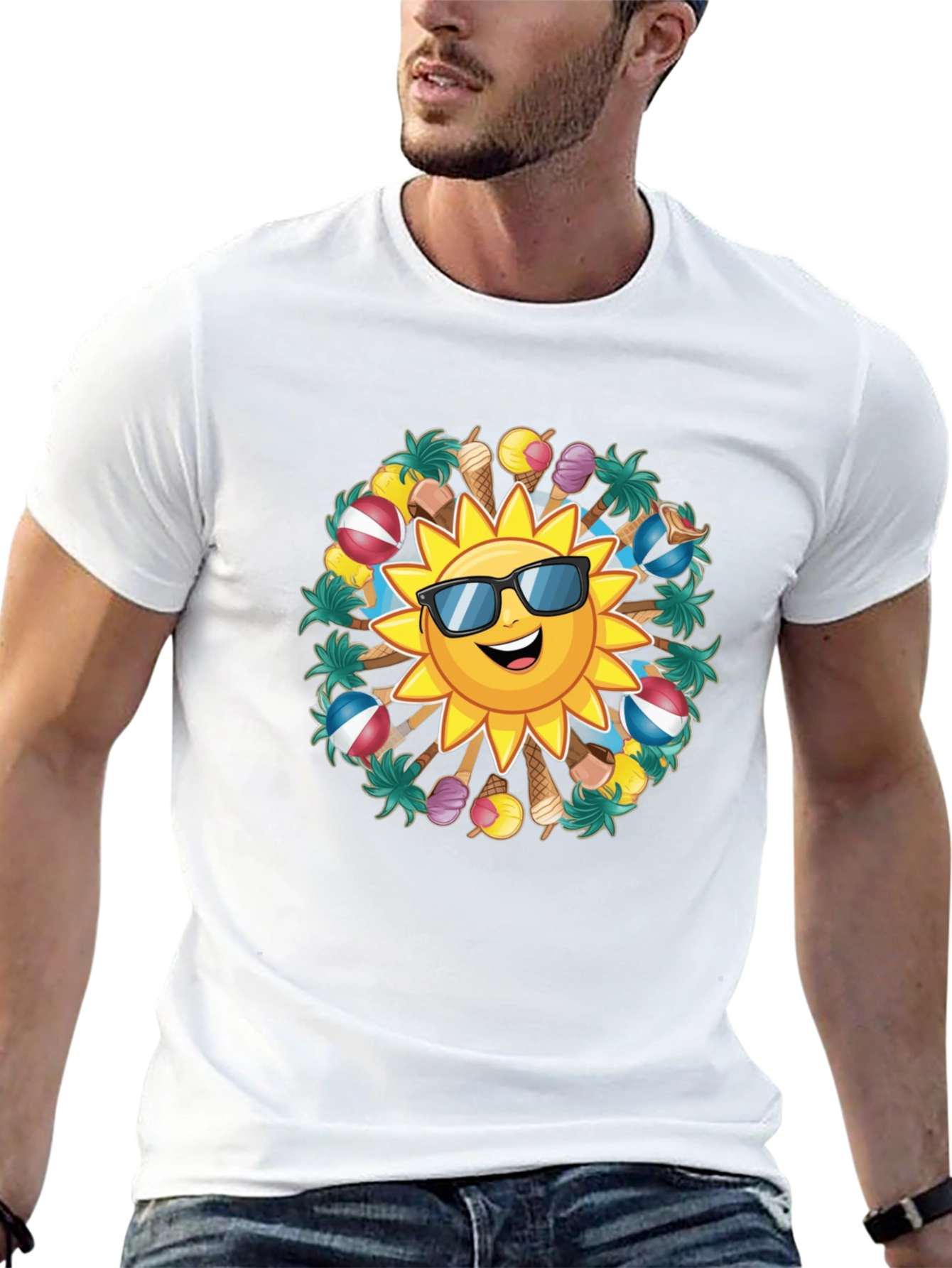 Summer Sun Graphic T-Shirt