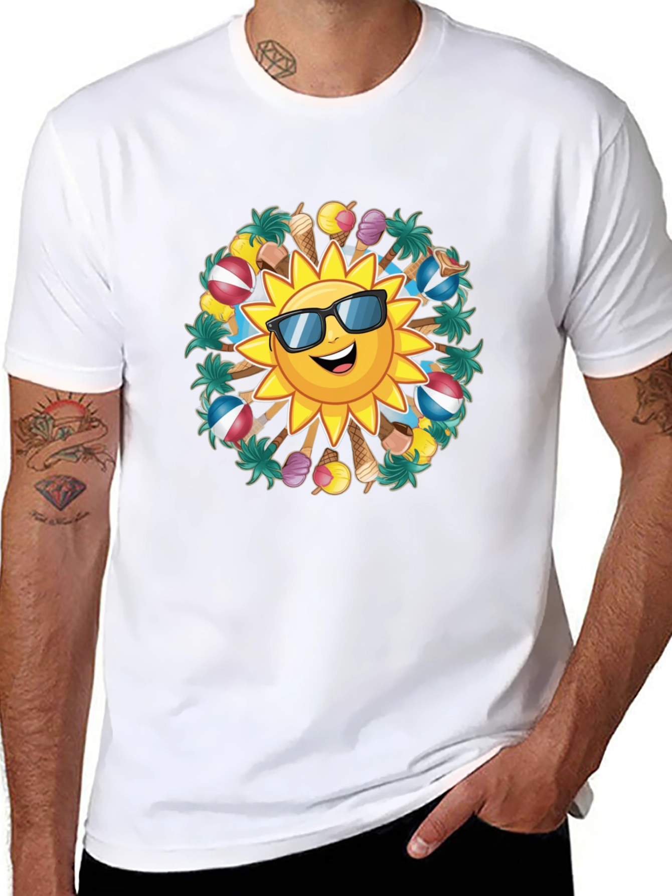 Summer Sun Graphic T-Shirt