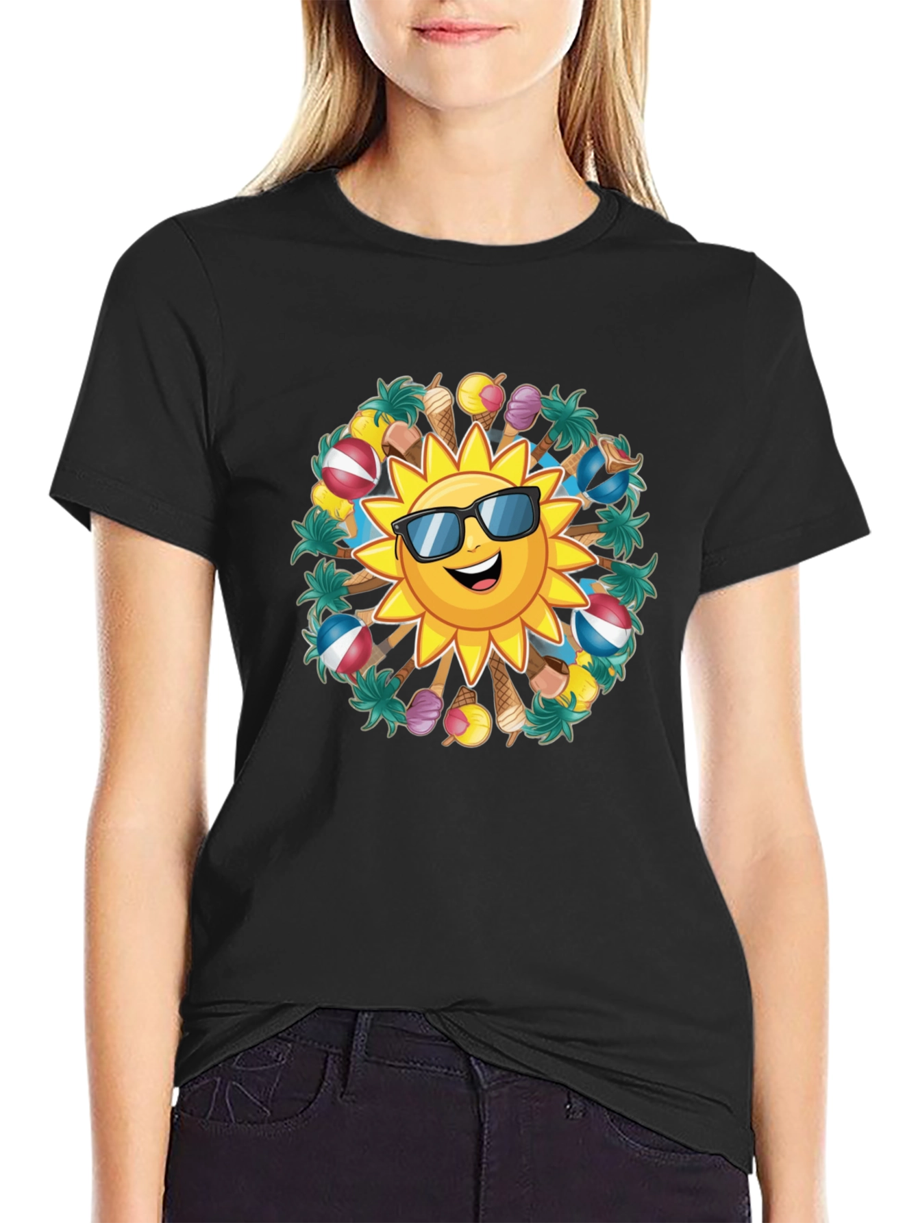 Summer Sun Graphic T-Shirt
