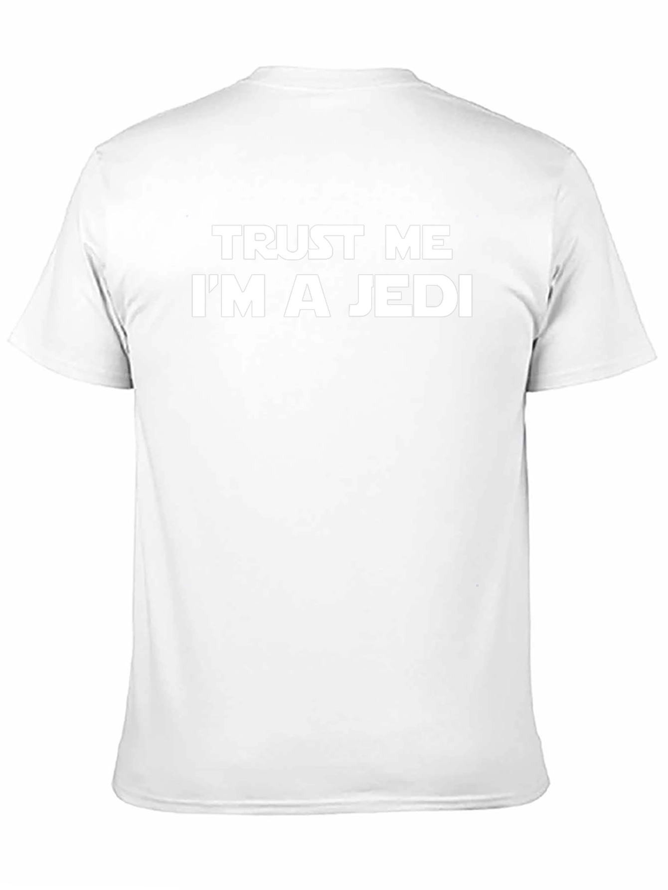 Trust Me Im a Jedi Black Cotton Tee