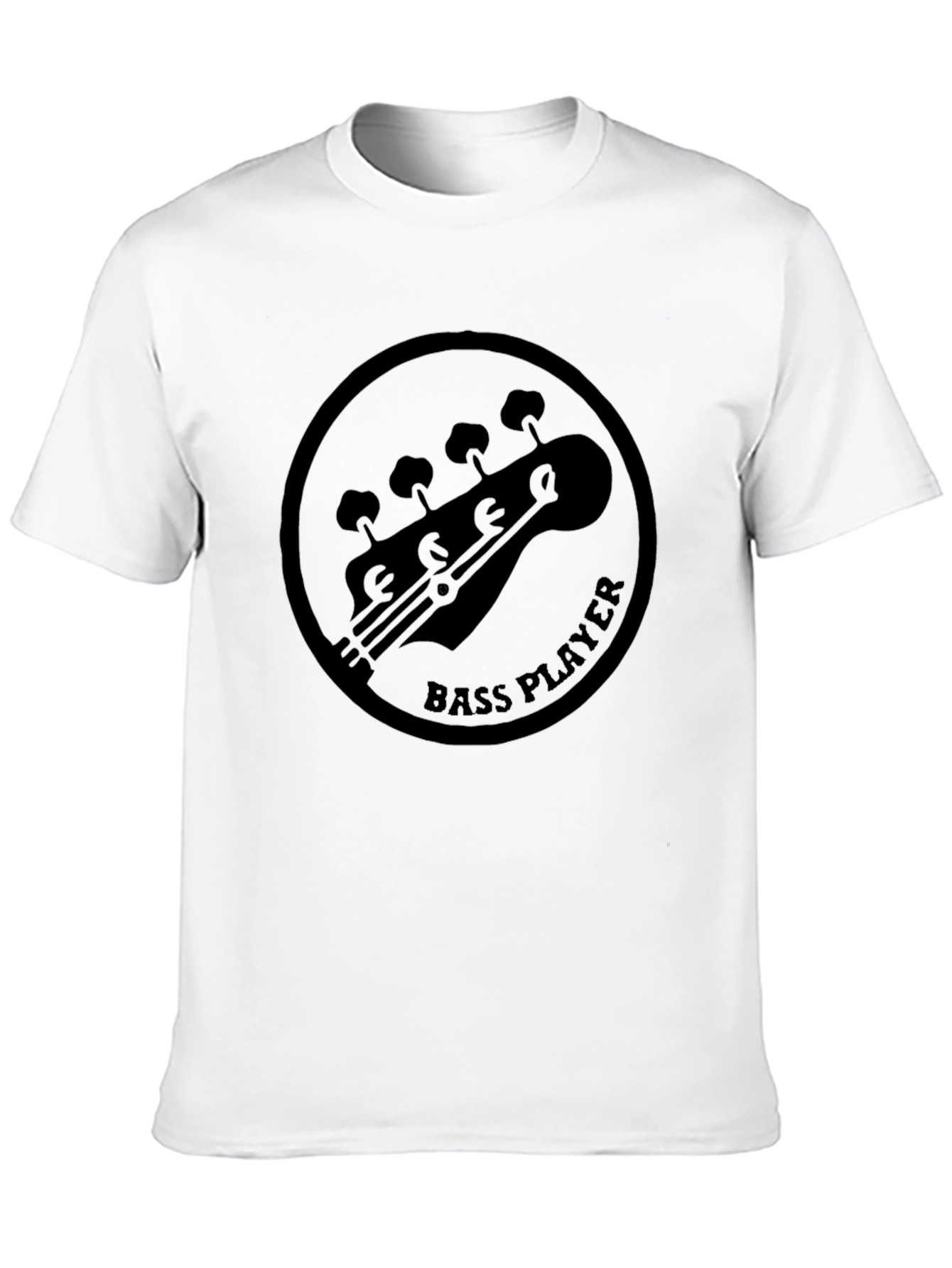 Bass Player Black T-Shirt - Musician Graphic Tee