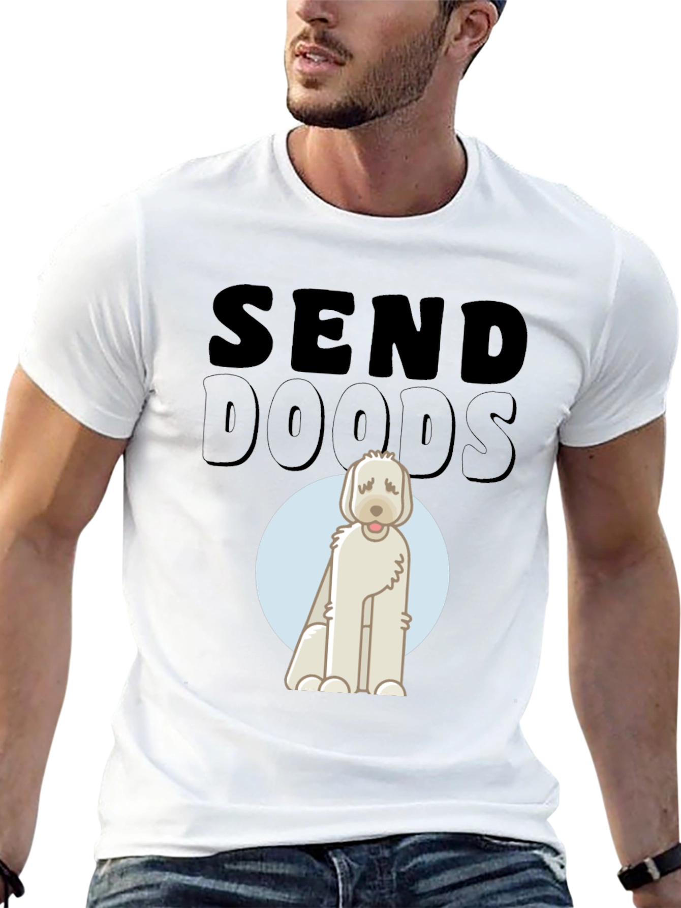 Send Doods T-Shirt - Cute Dog Graphic Tee