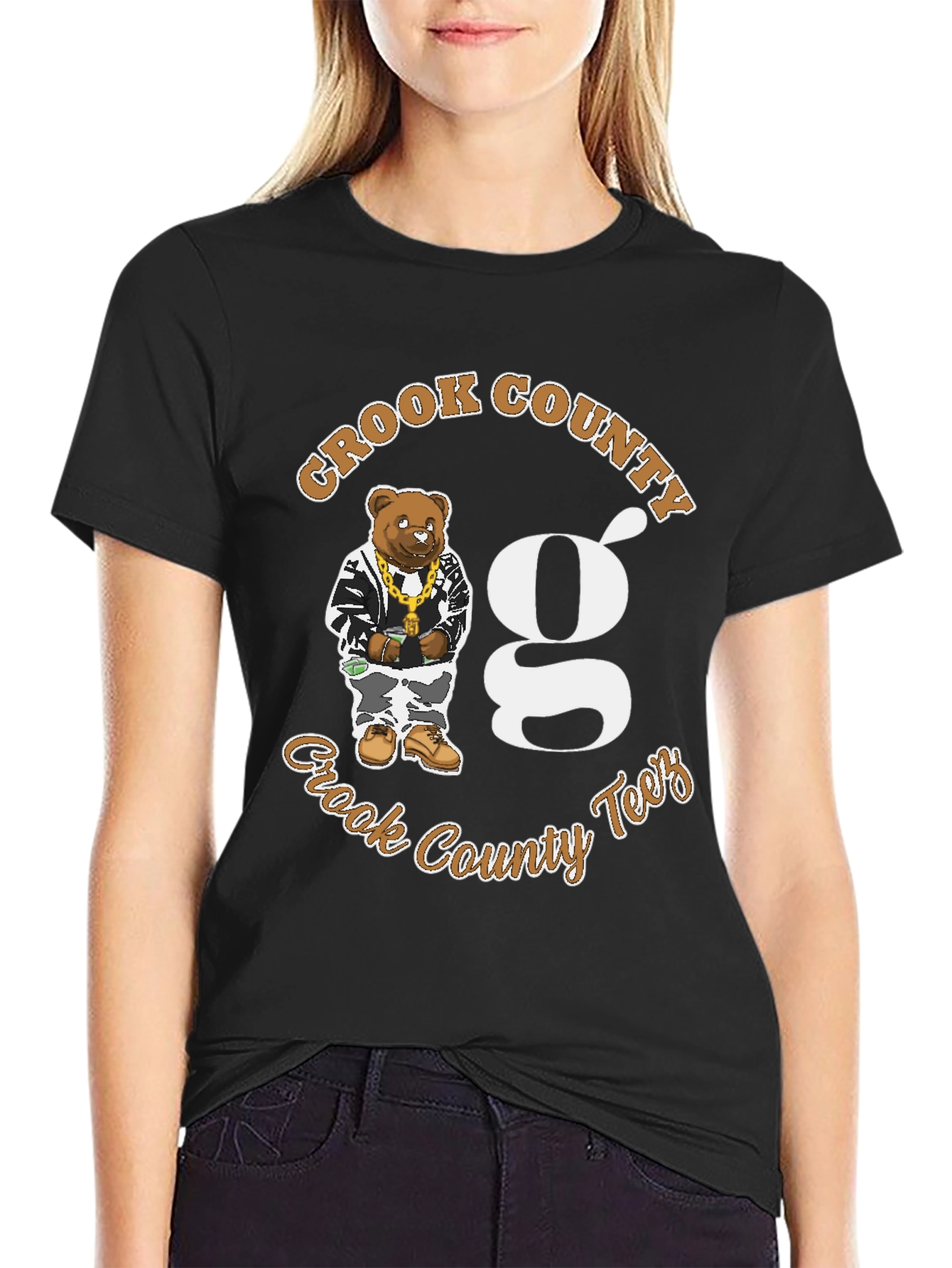 Crook County Tees T-Shirt - Bear Graphic