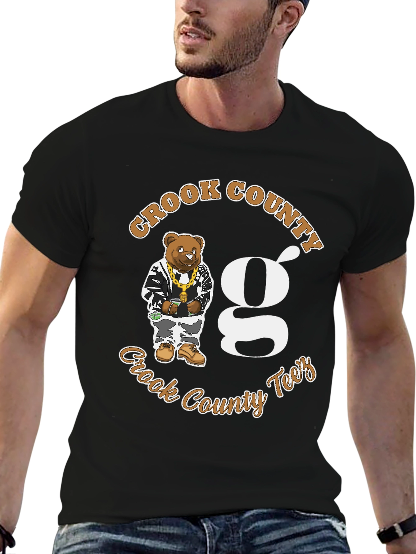 Crook County Tees T-Shirt - Bear Graphic