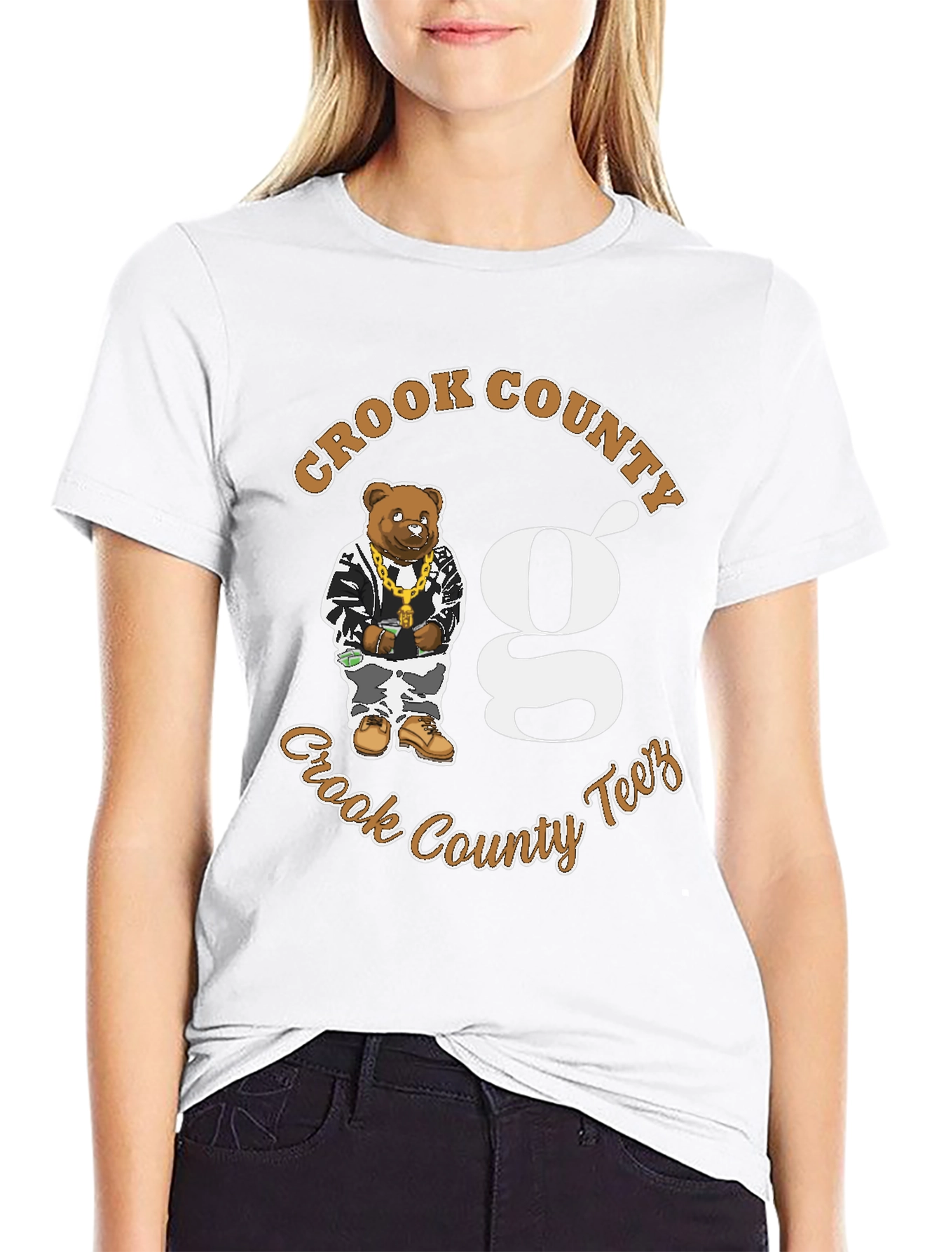 Crook County Tees T-Shirt - Bear Graphic