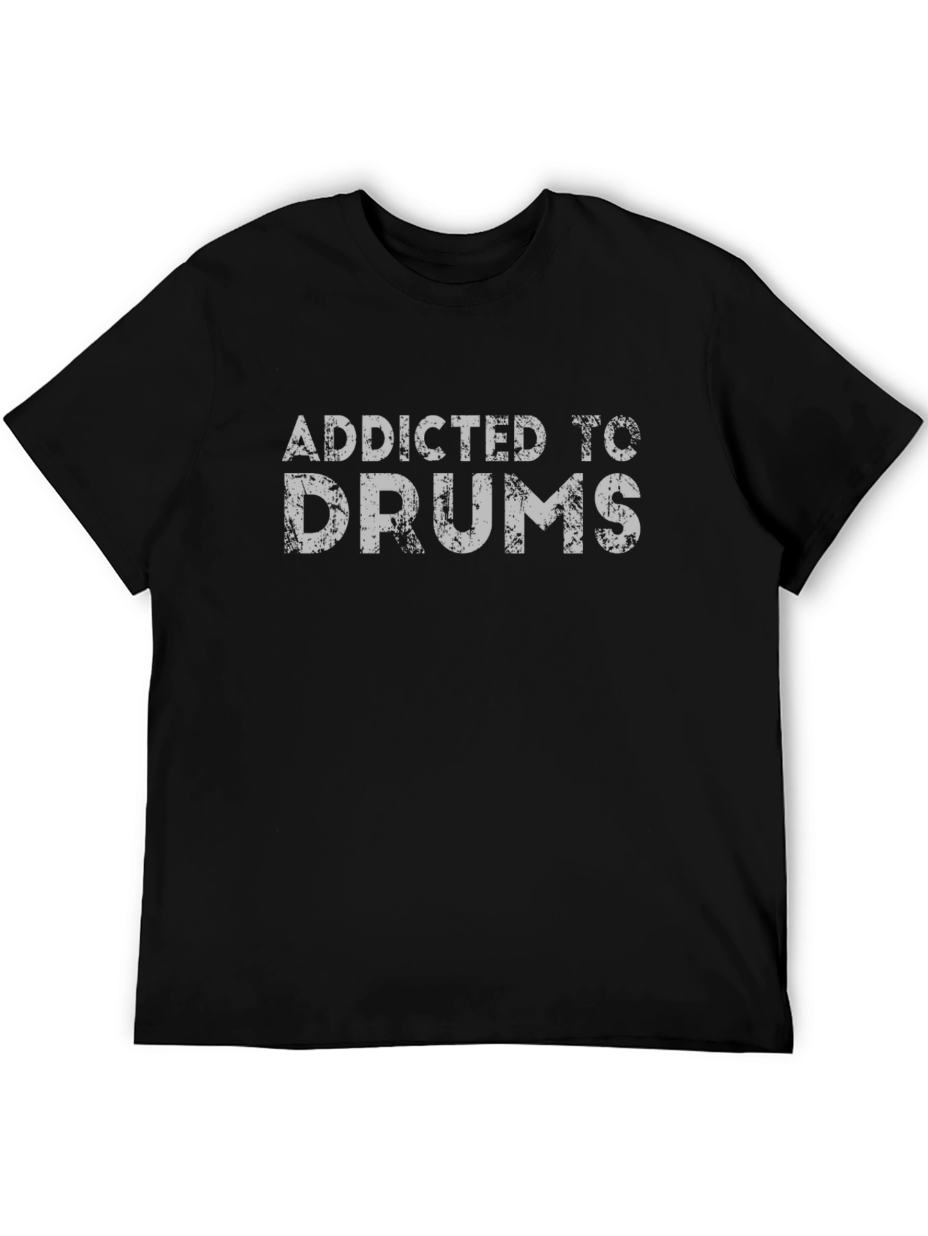 Addicted to Drums Black T-Shirt
