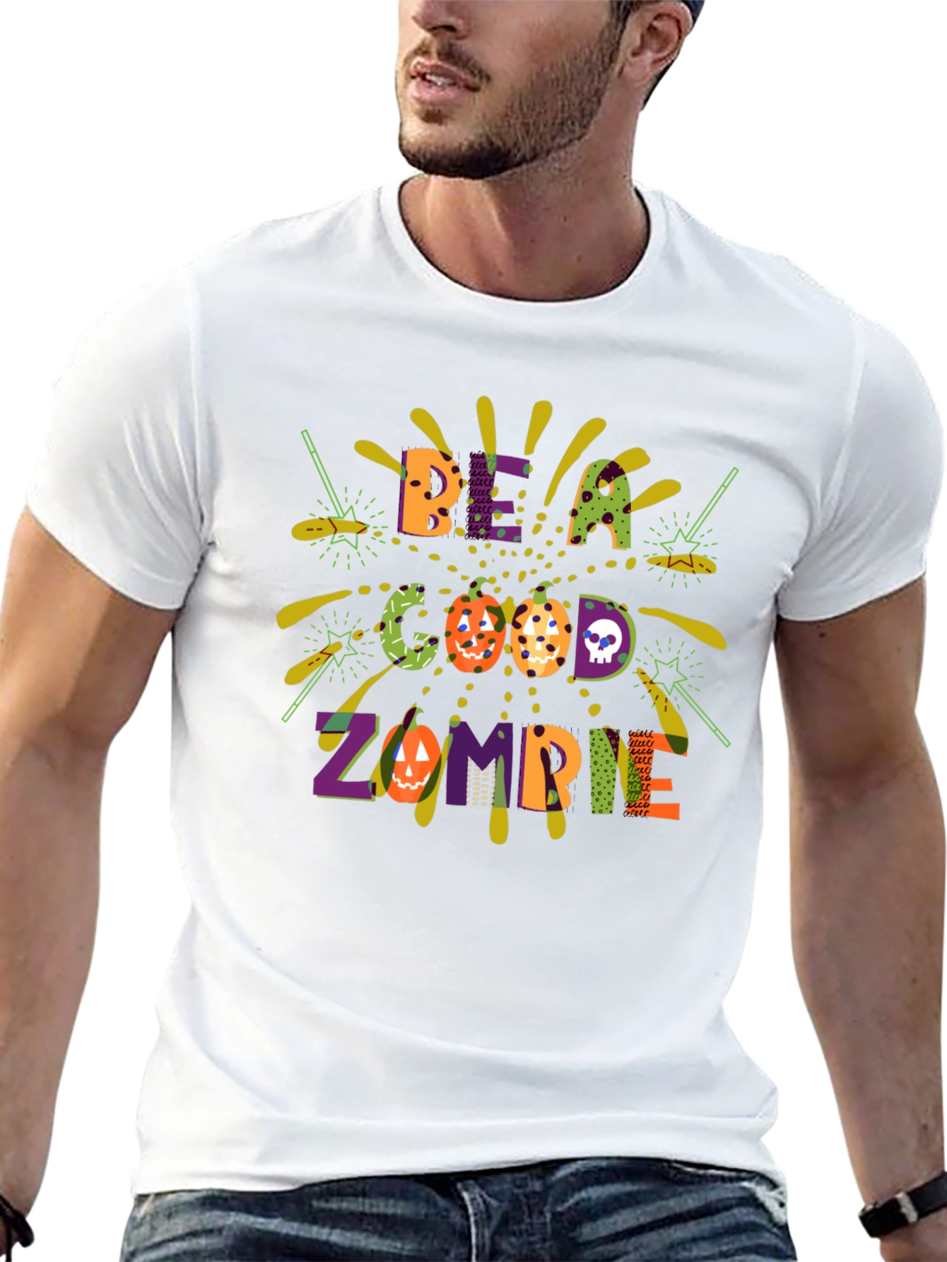 Be A Good Zombie Black T-Shirt