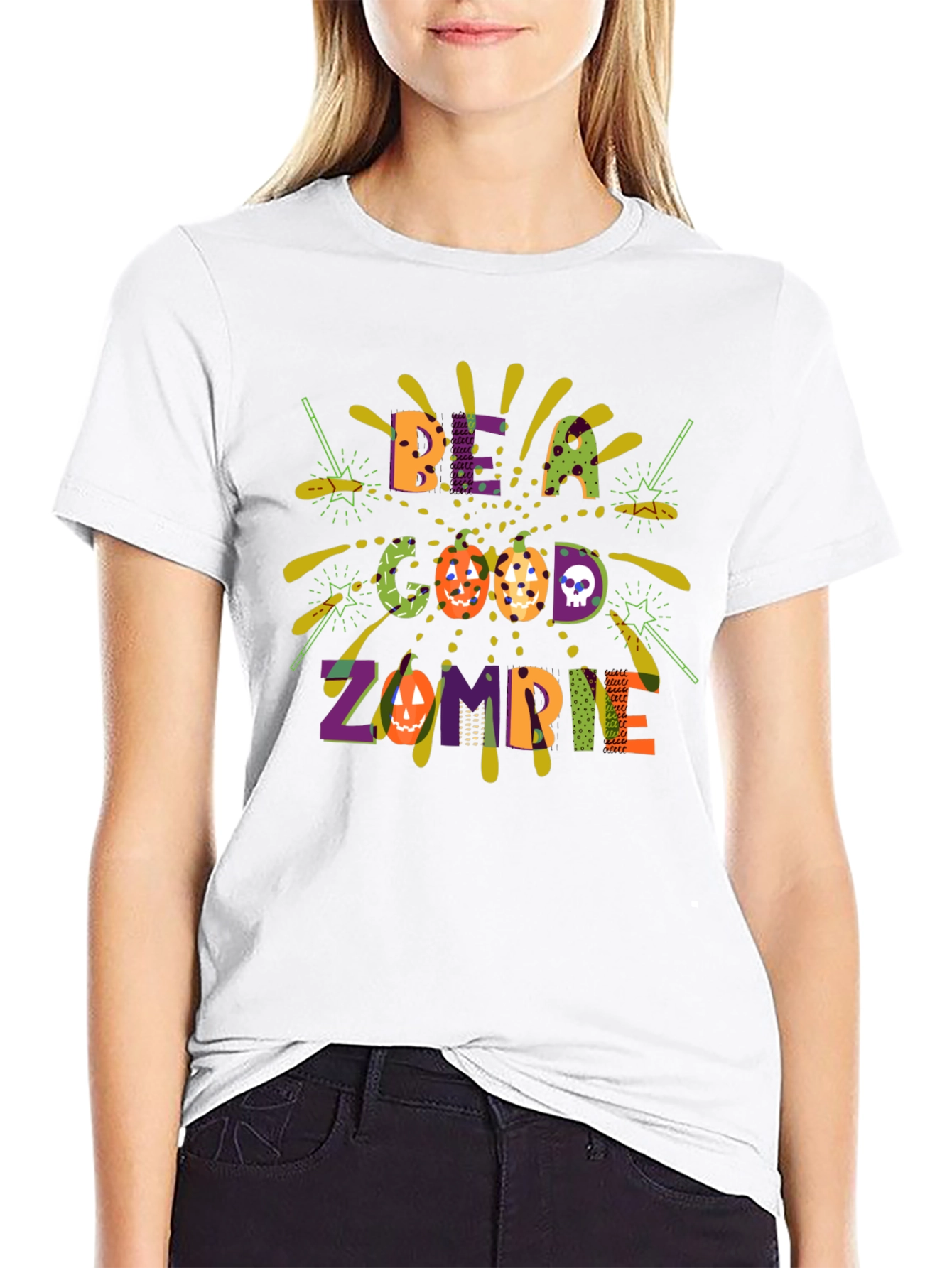 Be A Good Zombie Black T-Shirt