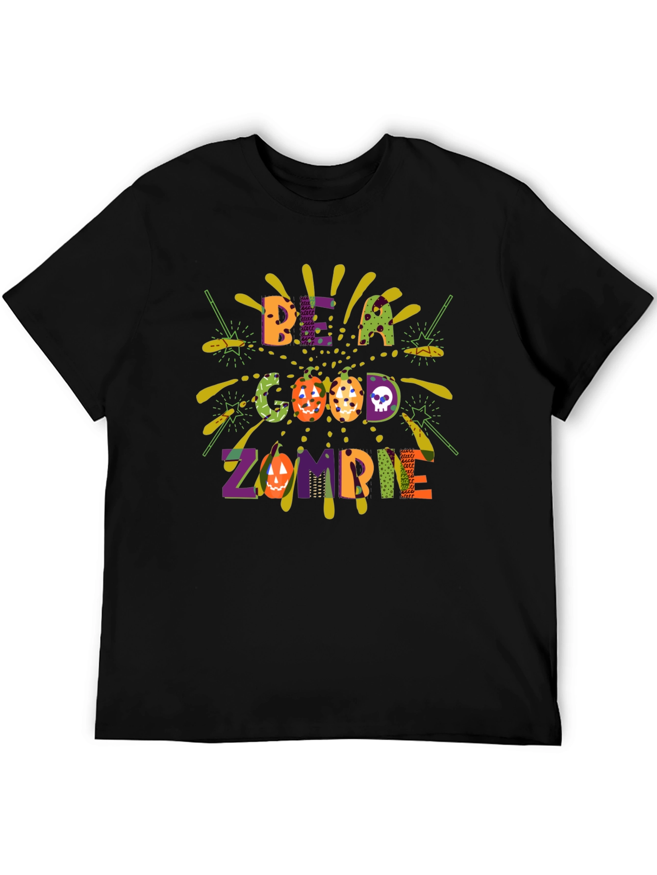 Be A Good Zombie Black T-Shirt