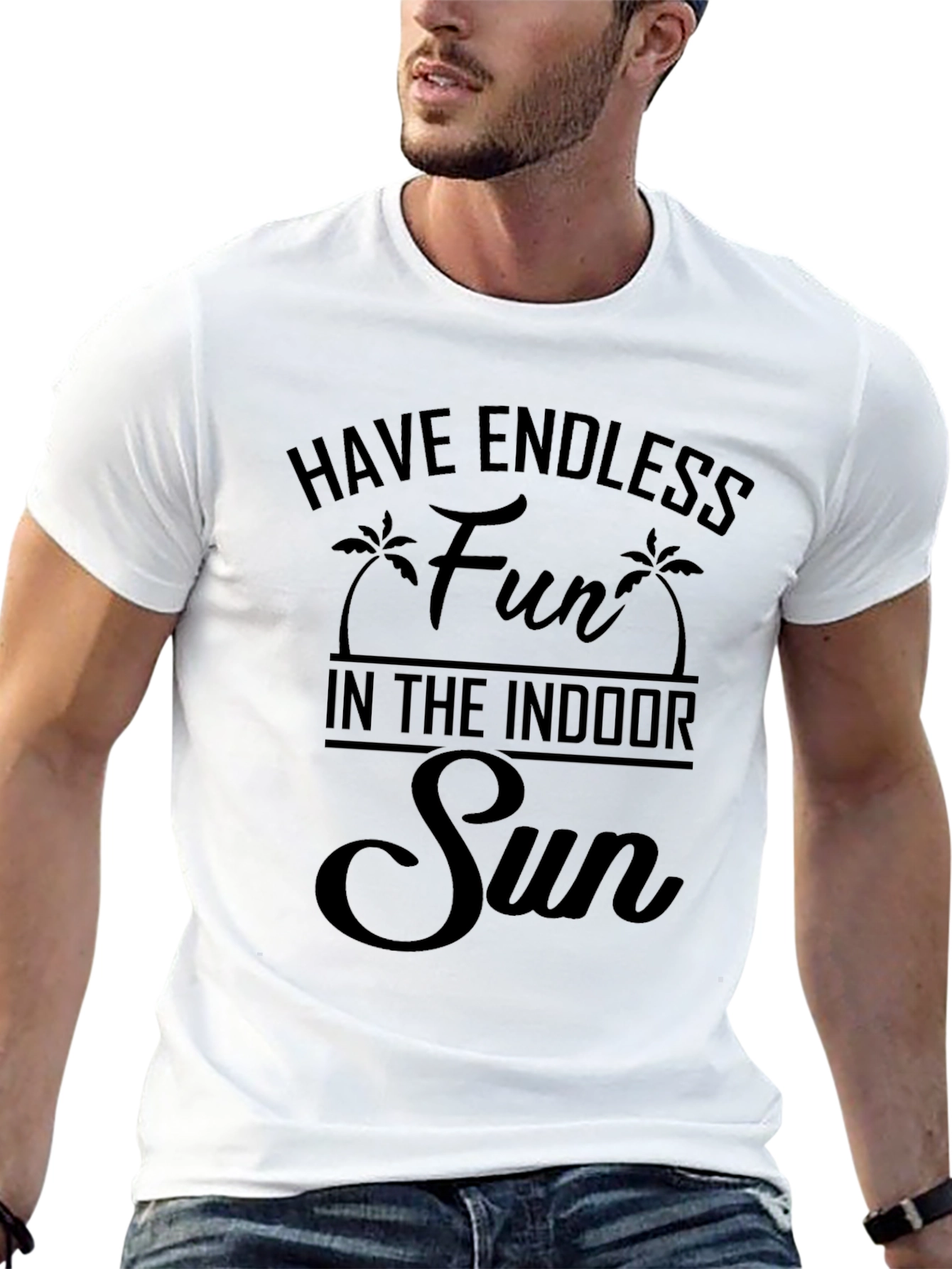 Indoor Sun Fun T-Shirt - Endless Summer Vibes