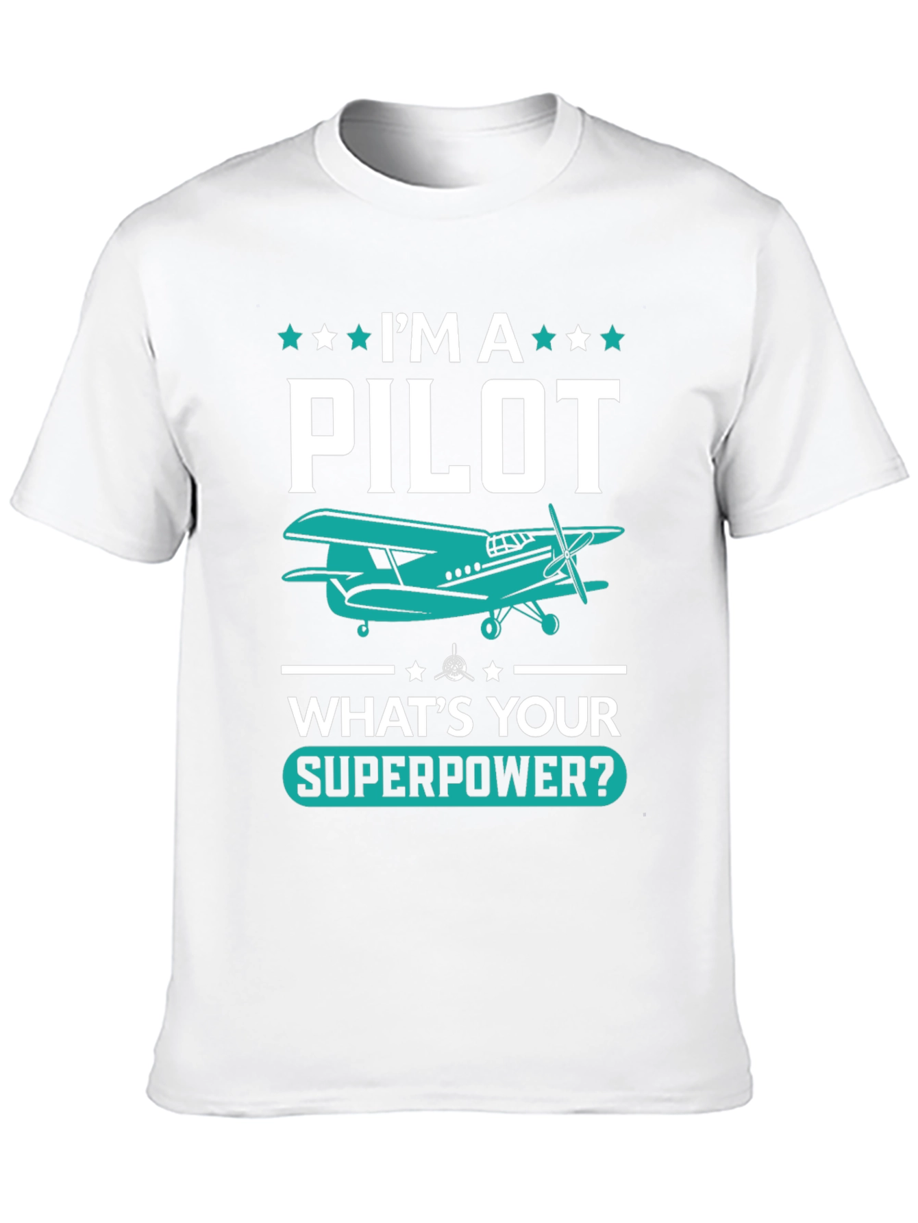 Pilot Superpower T-Shirt - Aviation Gift