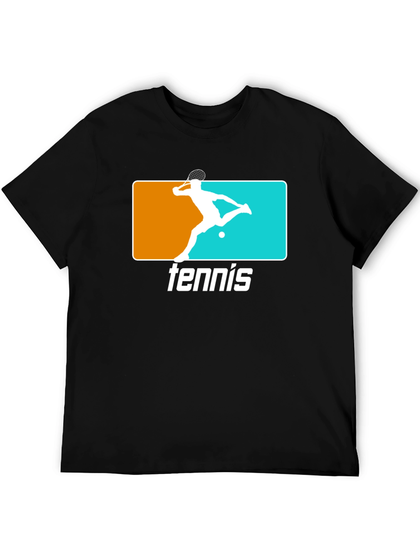 Tennis Graphic Tee - Black