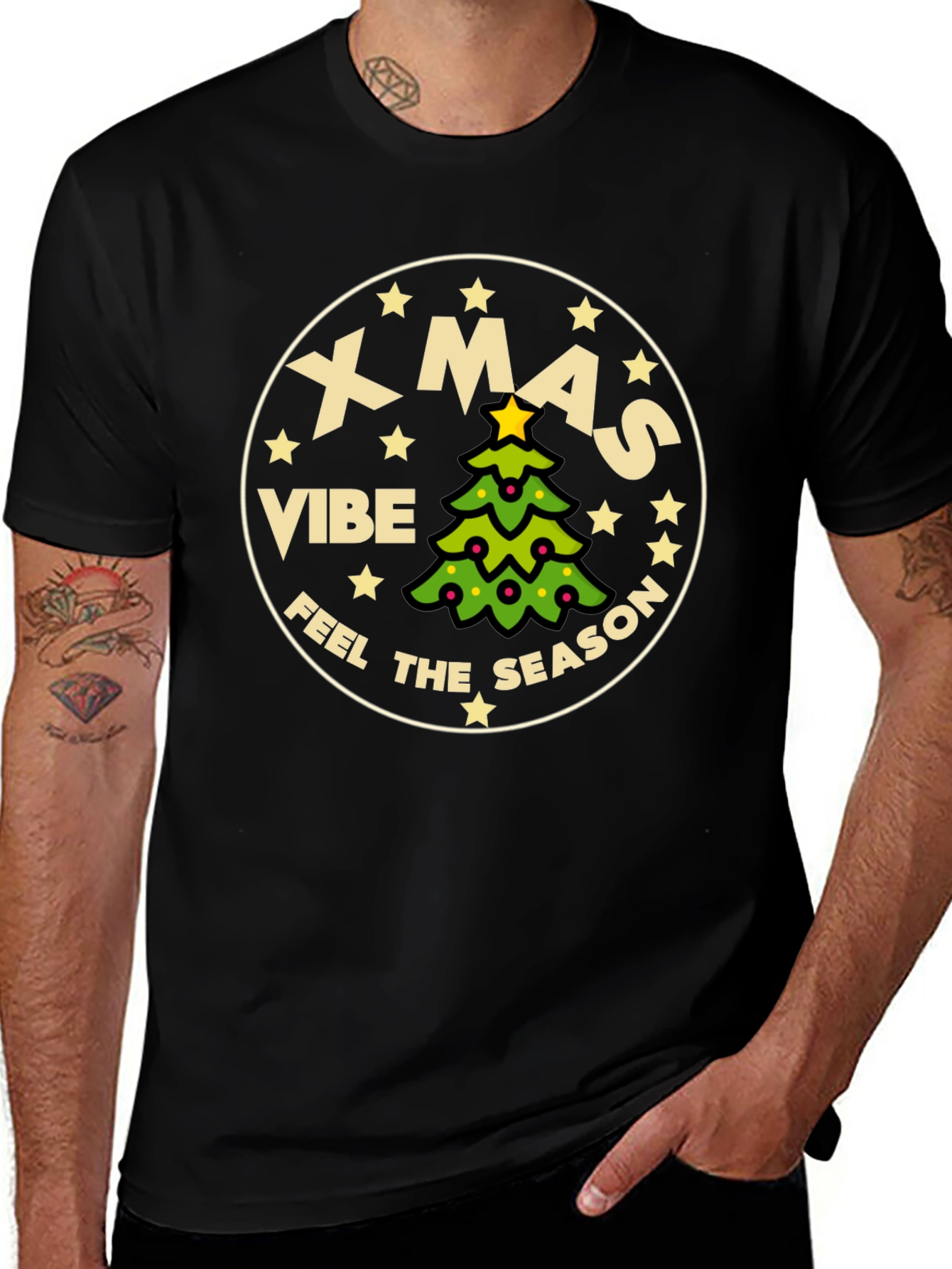Xmas Vibe Feel the Season T-Shirt