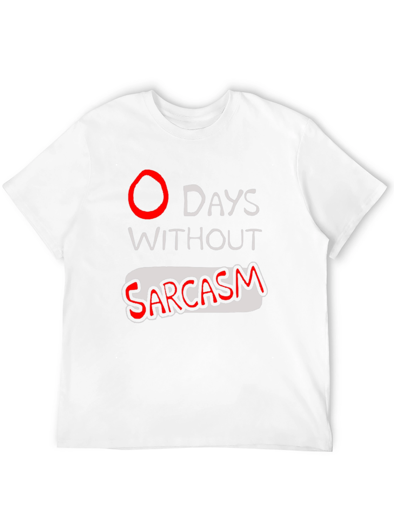 Sarcasm T-Shirt - Black Graphic Tee