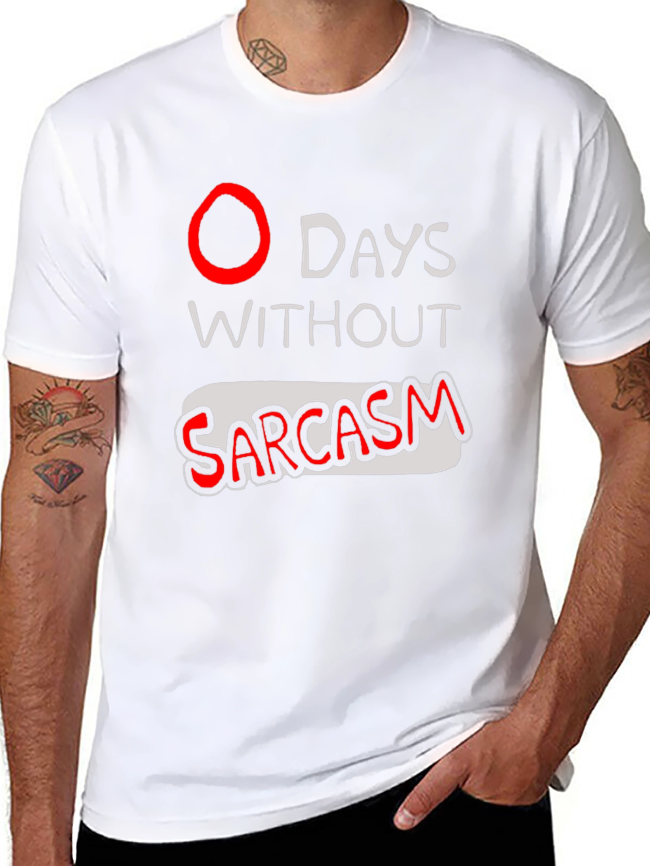 Sarcasm T-Shirt - Black Graphic Tee