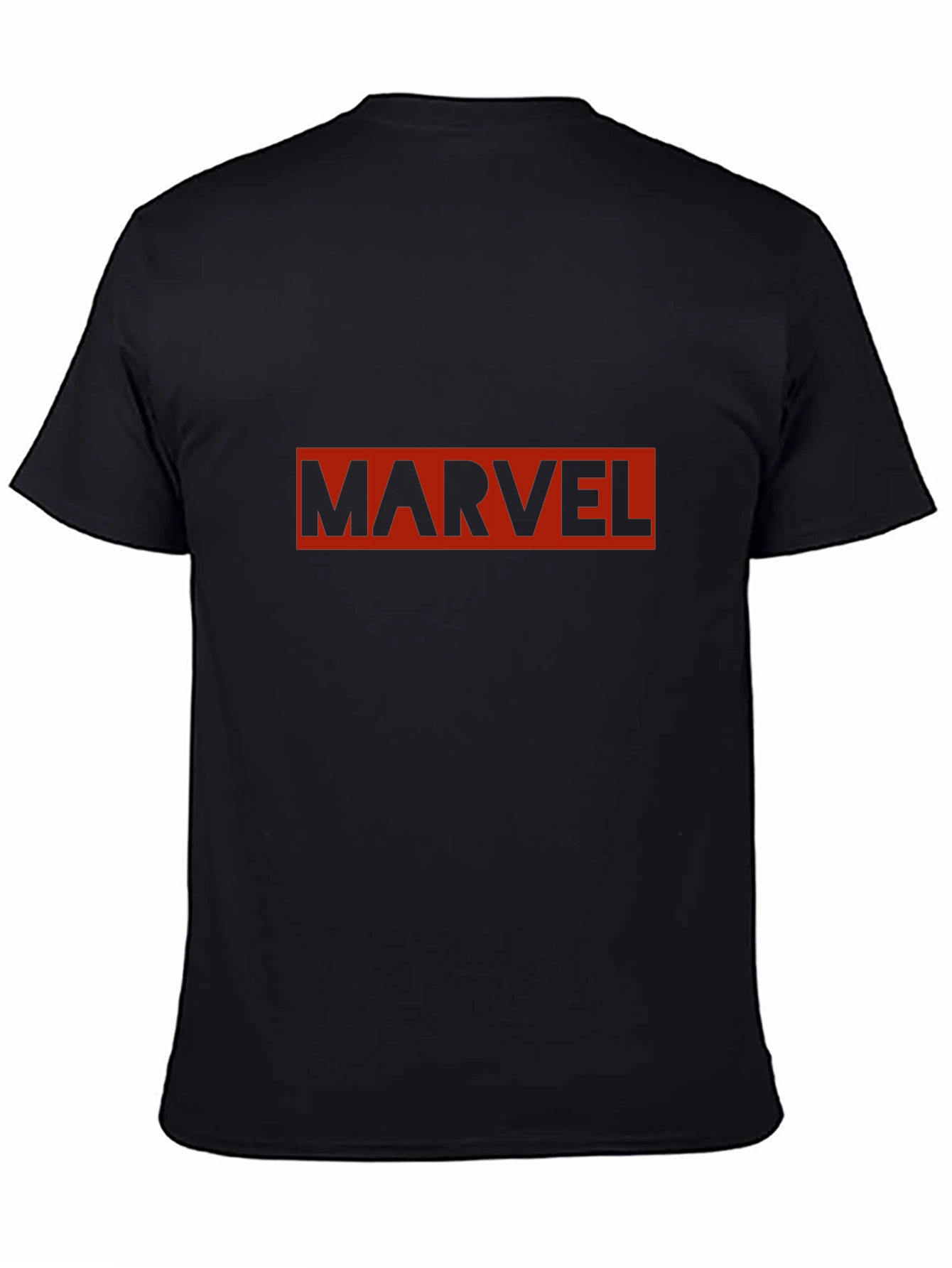 Marvel Logo Black T-Shirt for Men