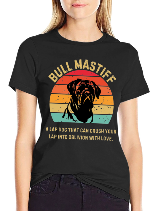 Bull Mastiff Sunset Graphic Tee - Dog Lover T-Shirt