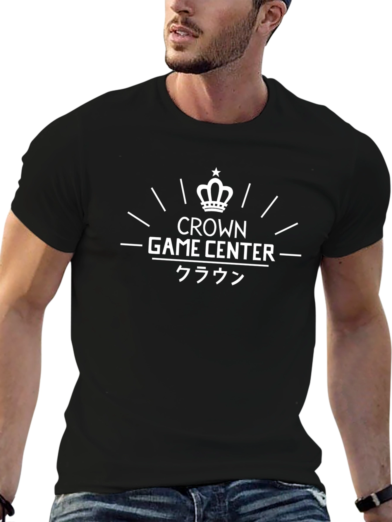 Crown Game Center Black T-Shirt