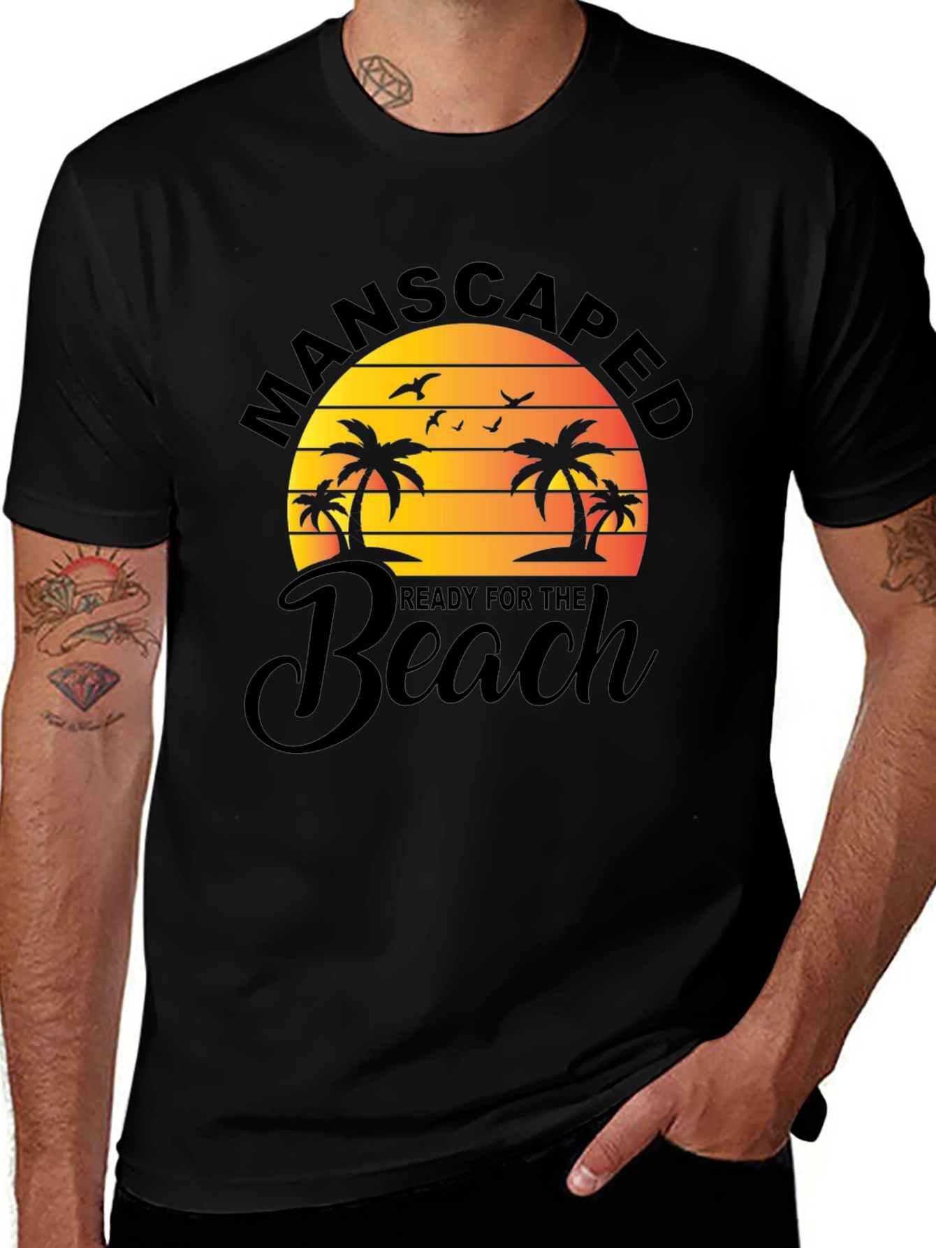 Manscaped Ready for the Beach Graphic Tee
