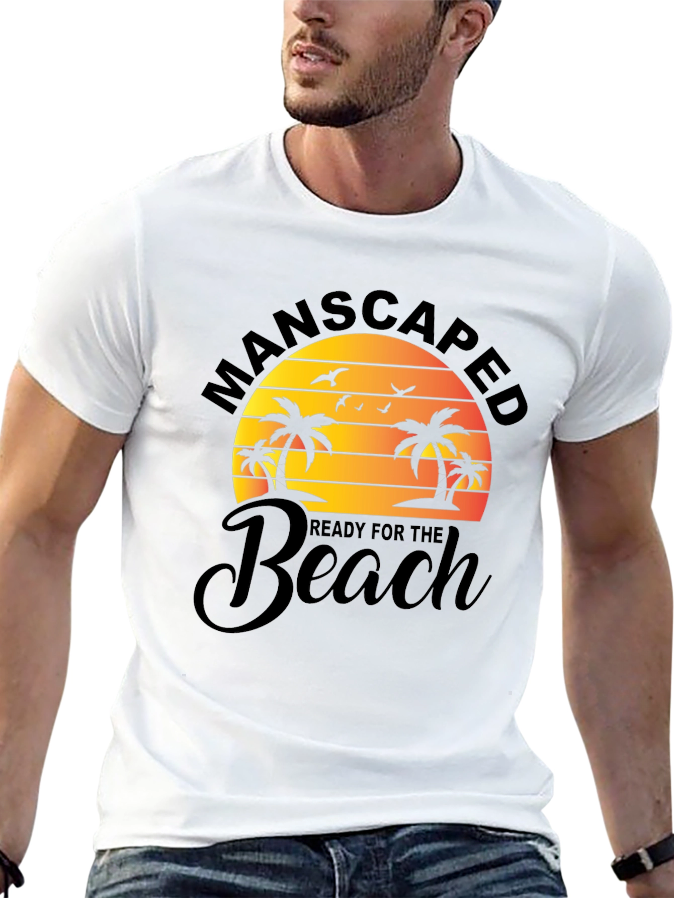 Manscaped Ready for the Beach Graphic Tee