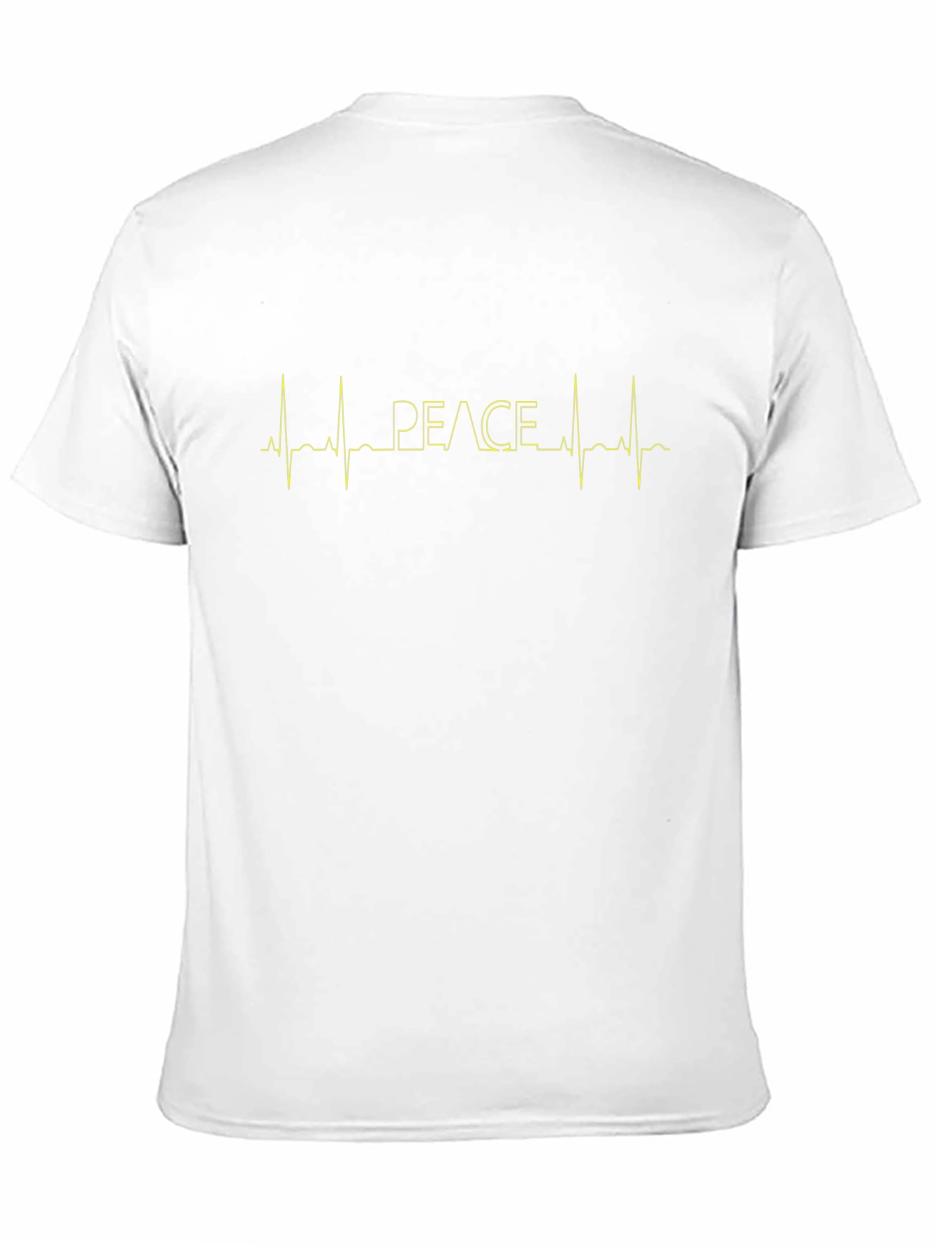 Peace Heartbeat Graphic T-Shirt - Stylish Comfort