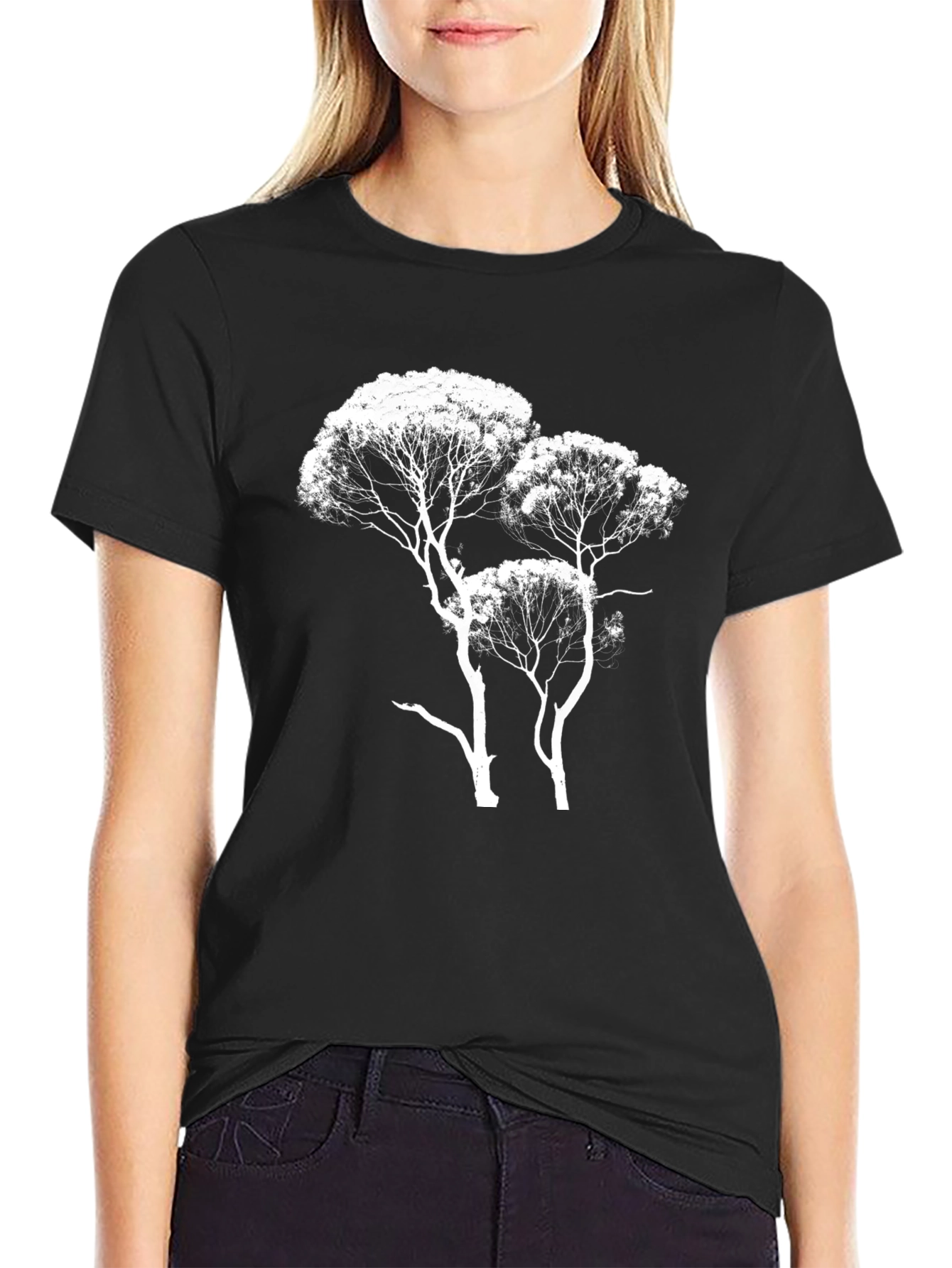 Black Tree Graphic T-Shirt