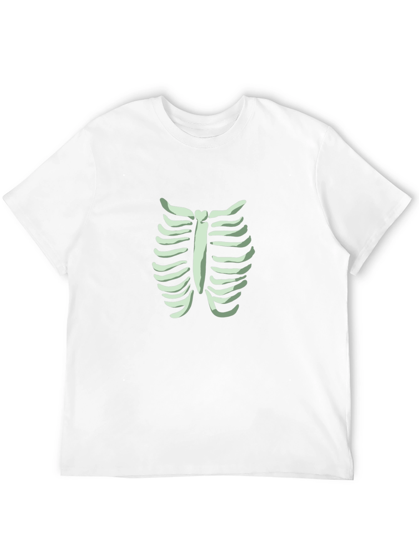 Skeleton Rib Cage Graphic Tee