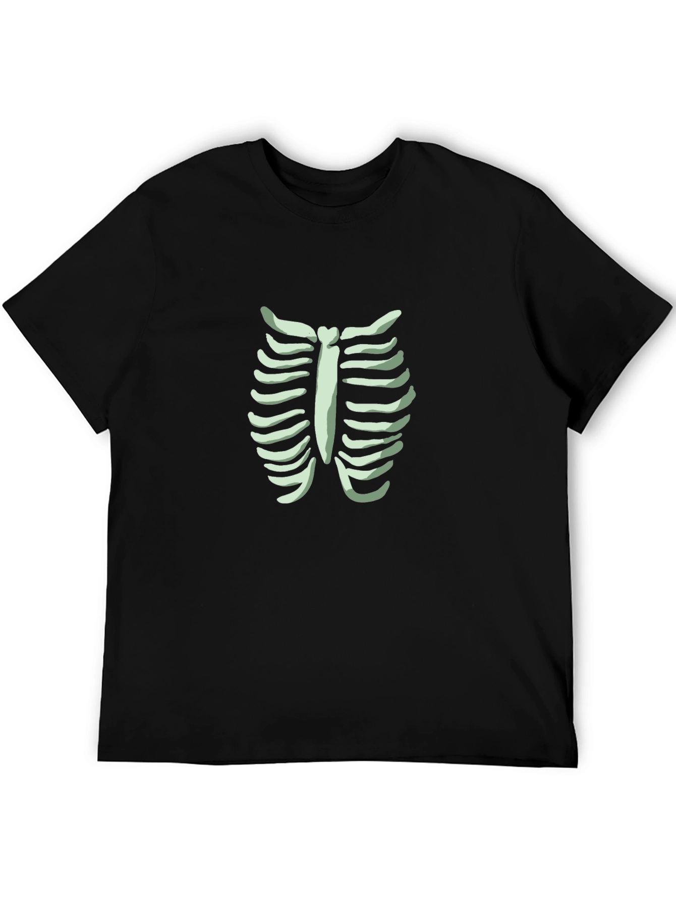Skeleton Rib Cage Graphic Tee