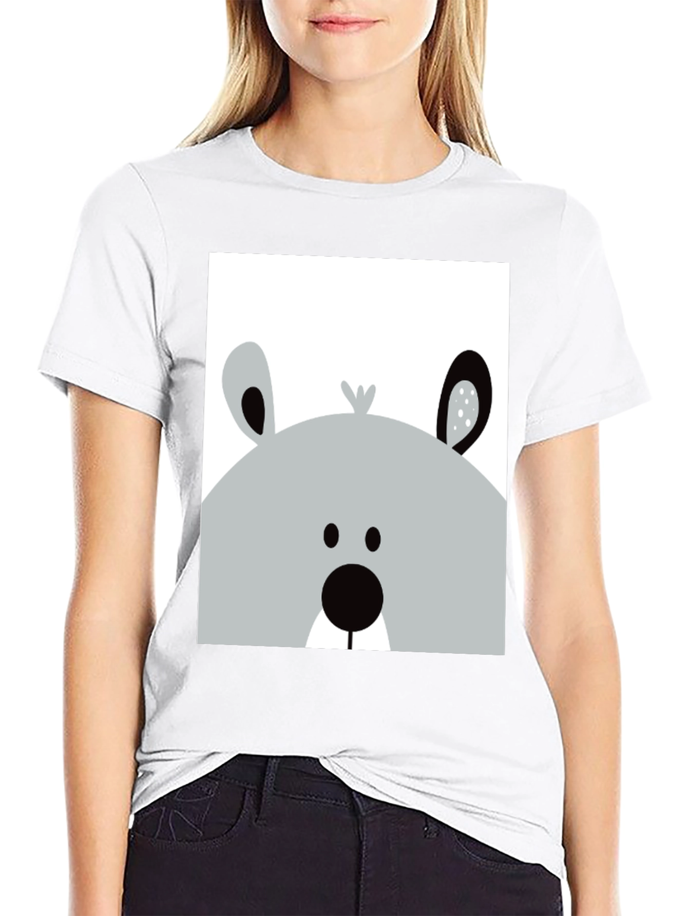 Bear Graphic Tee - Mens Black T-Shirt