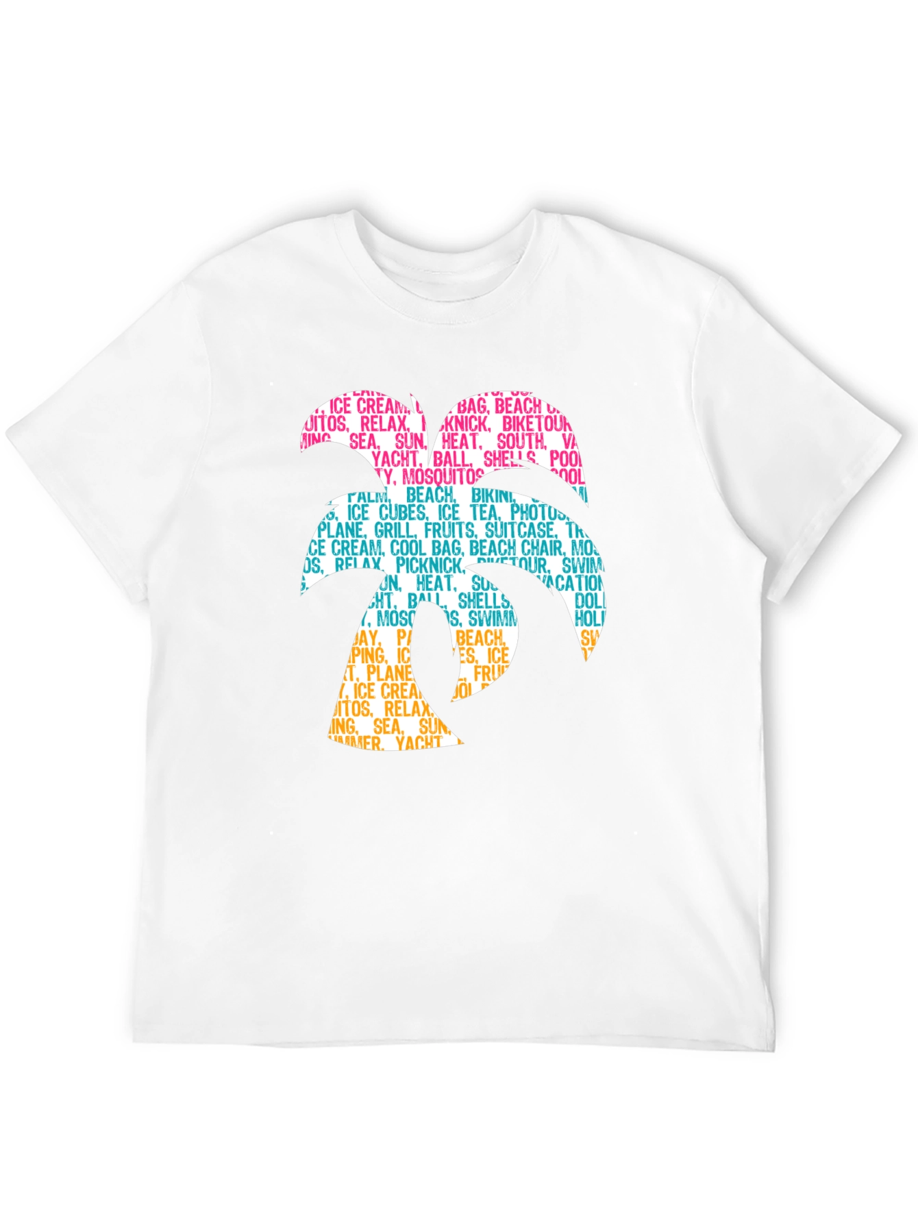 Tropical Beach Vibes Graphic T-Shirt