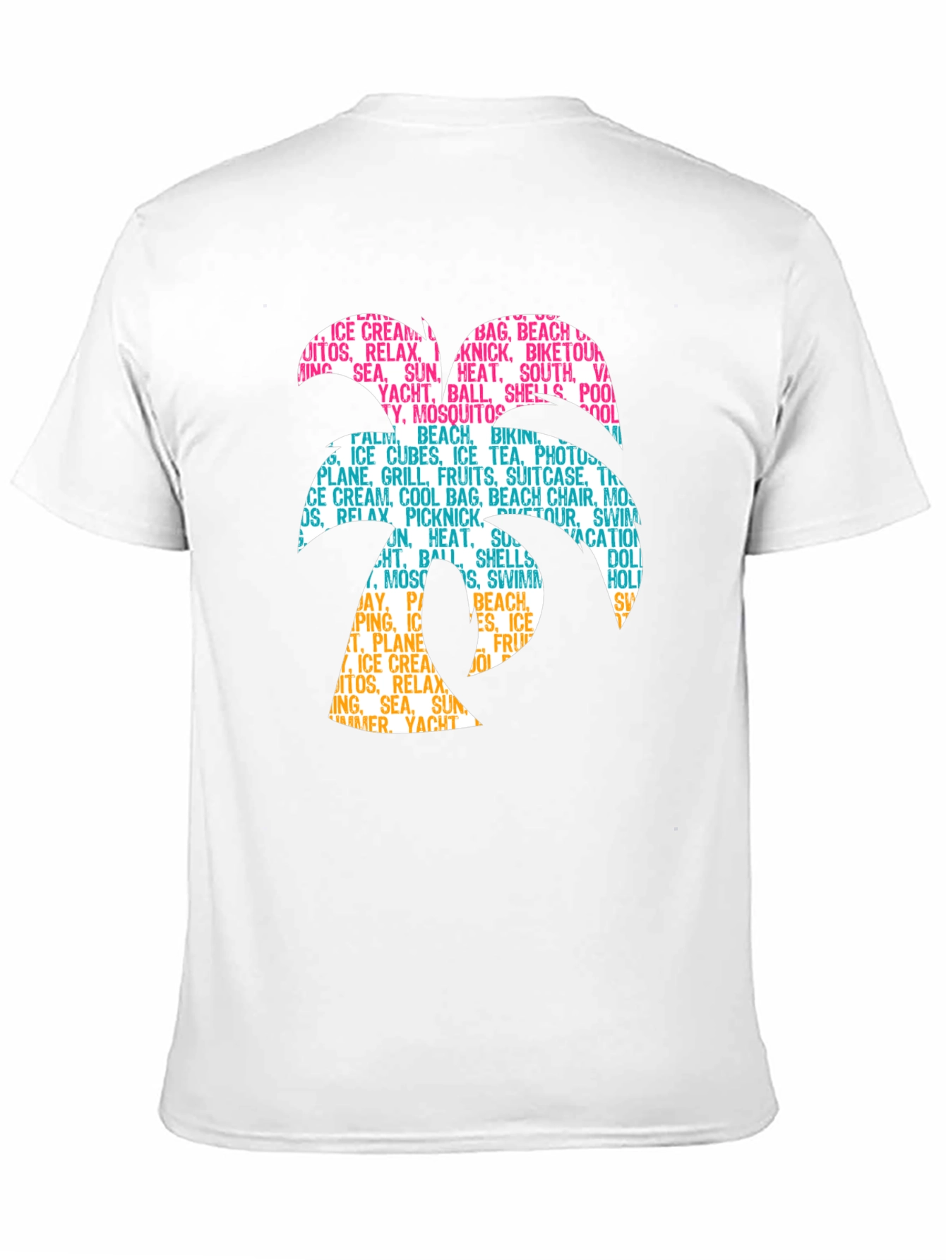 Tropical Beach Vibes Graphic T-Shirt