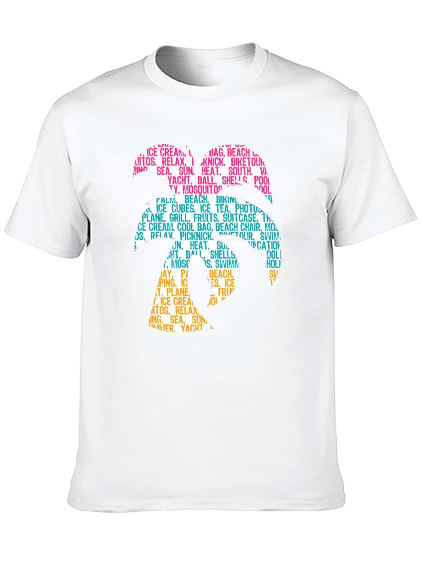 Tropical Beach Vibes Graphic T-Shirt