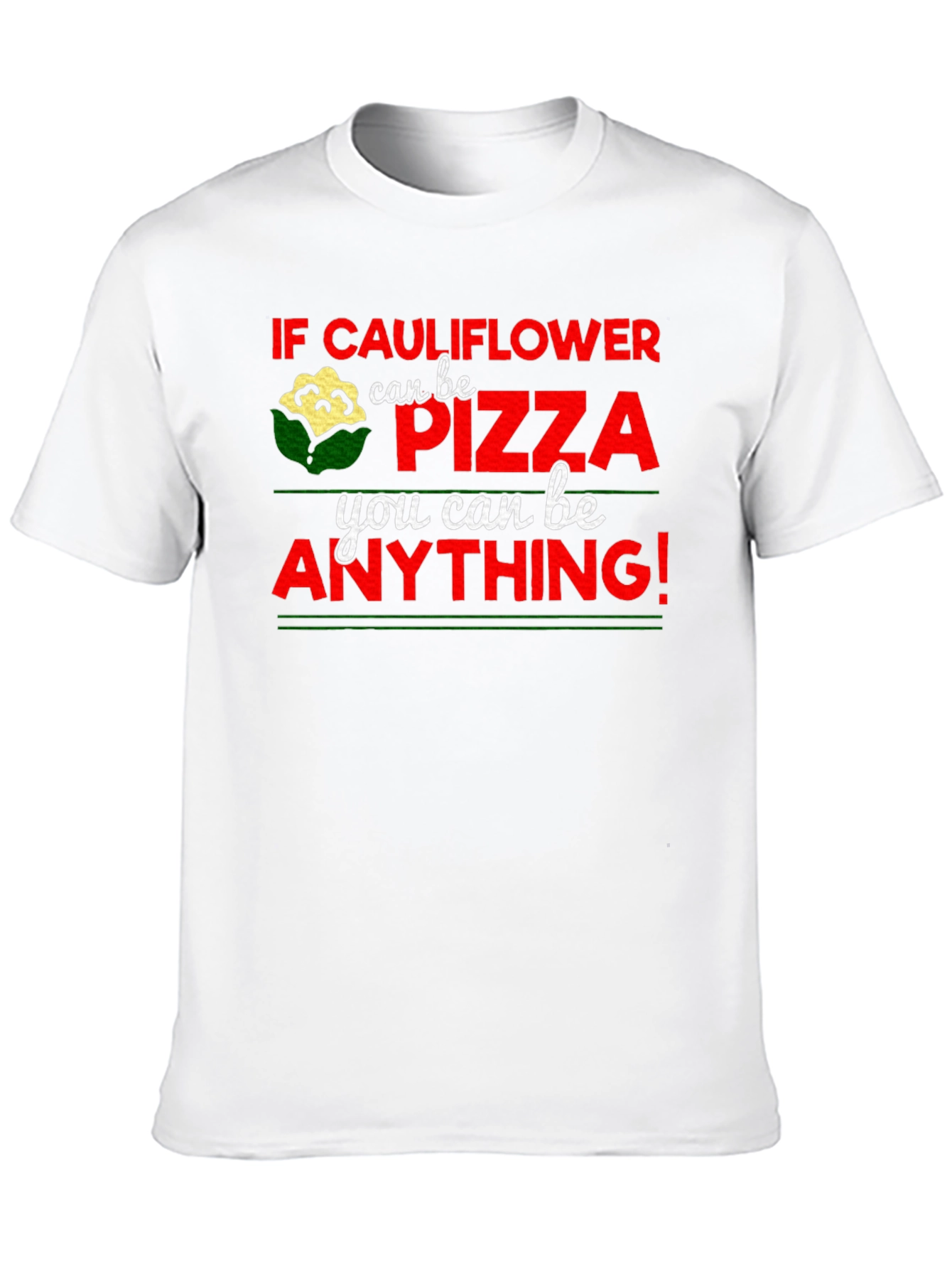 Funny Cauliflower Pizza T-Shirt