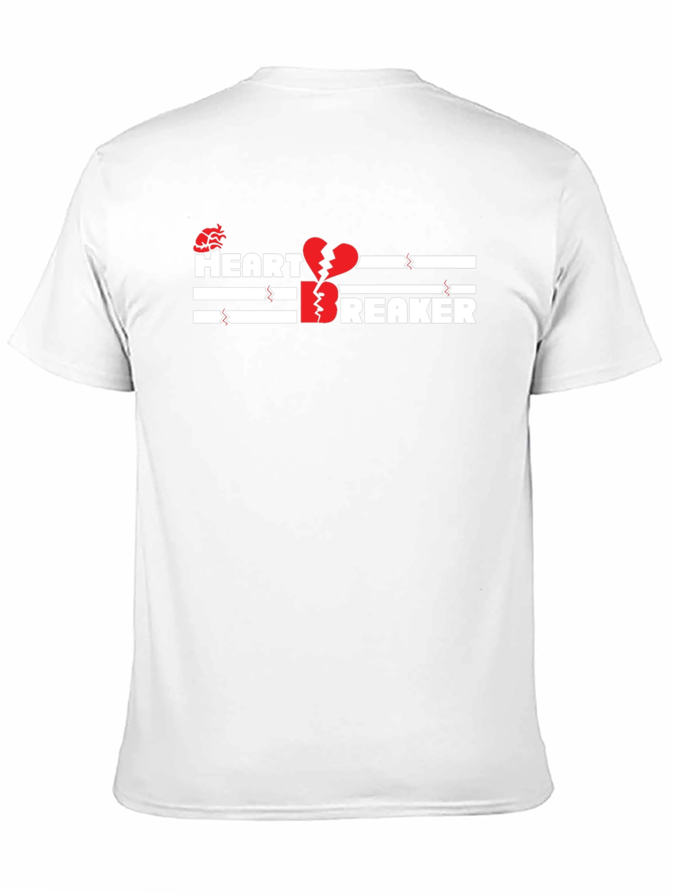 Heartbreaker Graphic Print Black T-Shirt