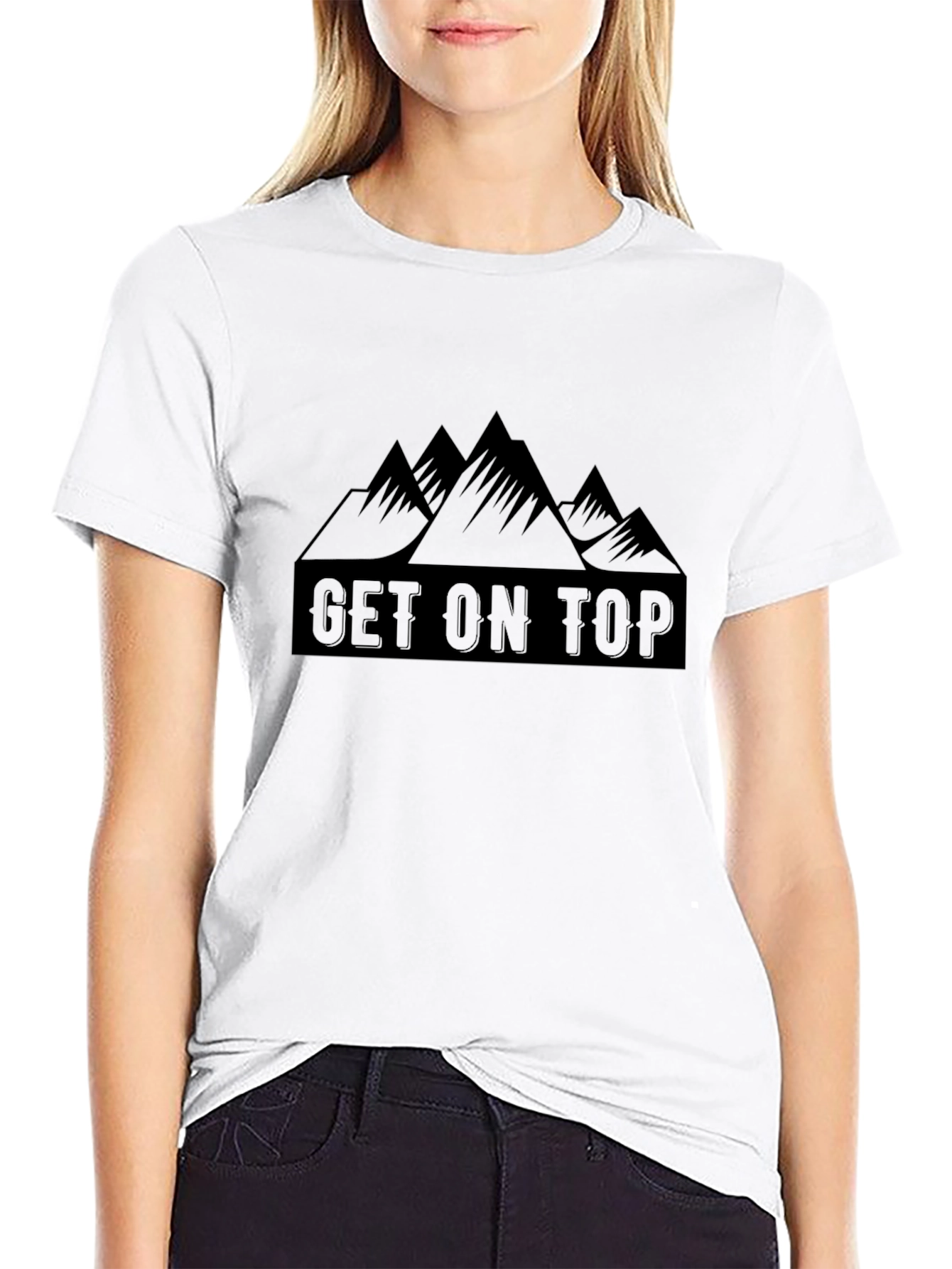Get On Top Graphic Tee - Mountain Adventure