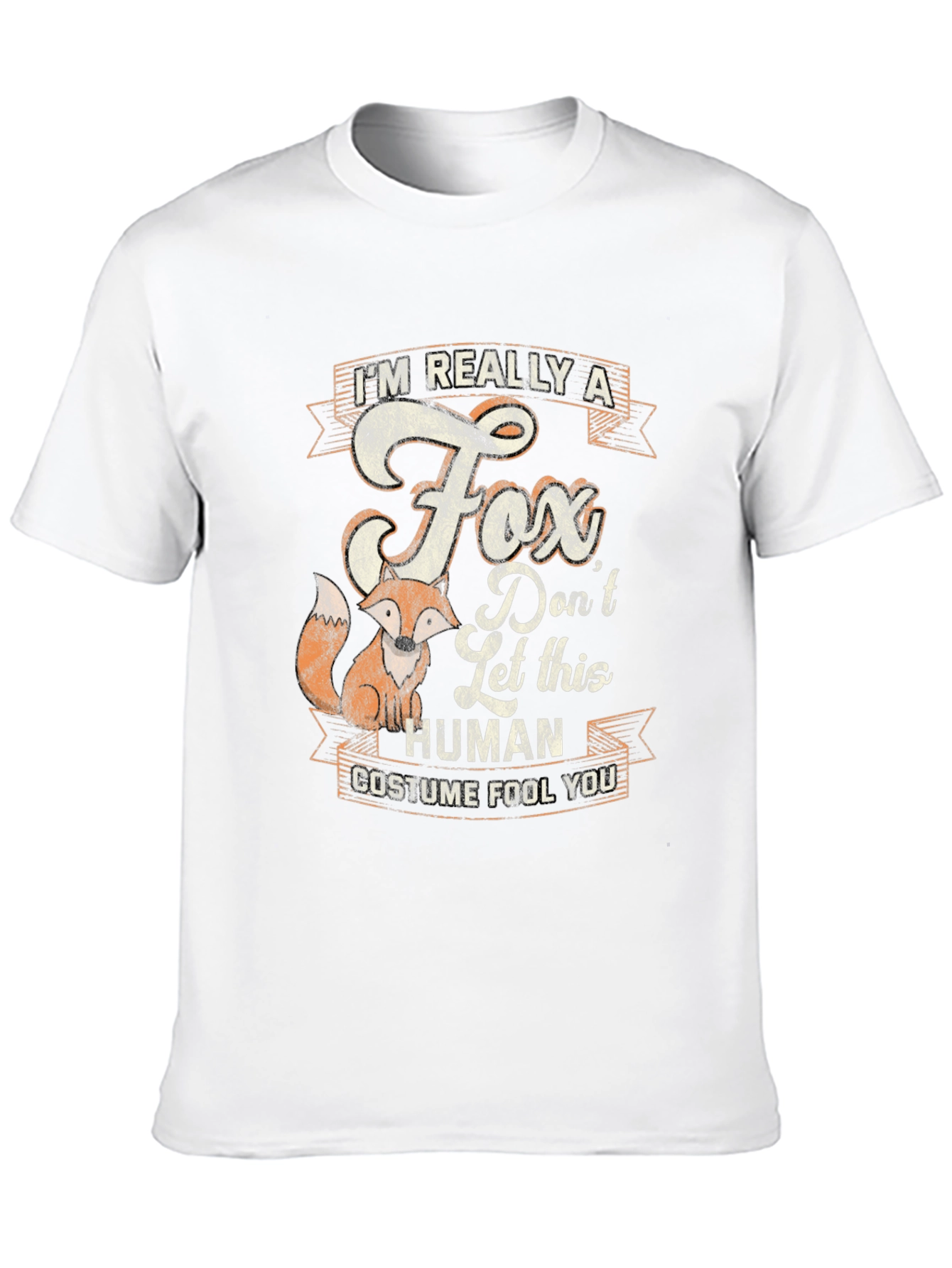 Im Really A Fox T-Shirt: Funny Animal Costume Tee