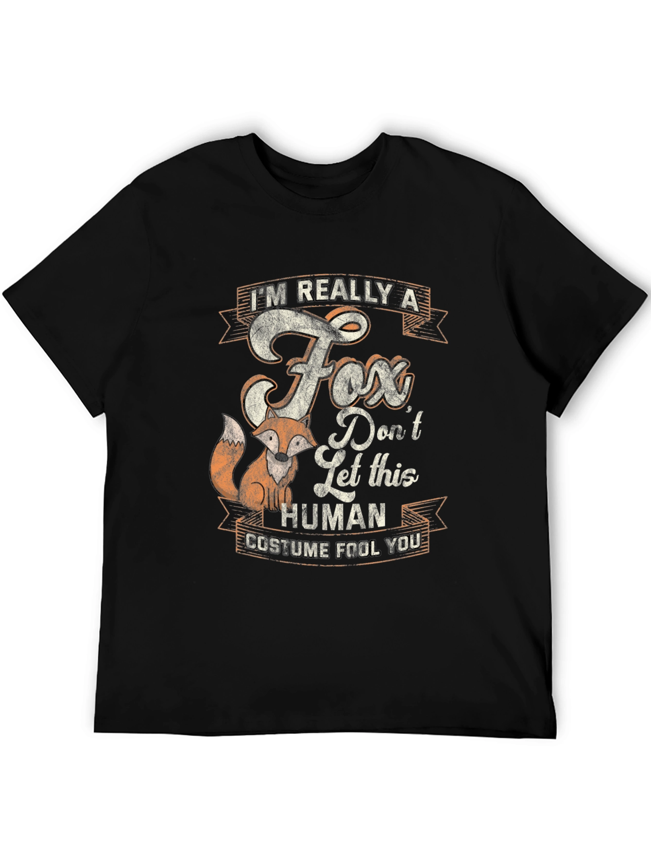 Im Really A Fox T-Shirt: Funny Animal Costume Tee