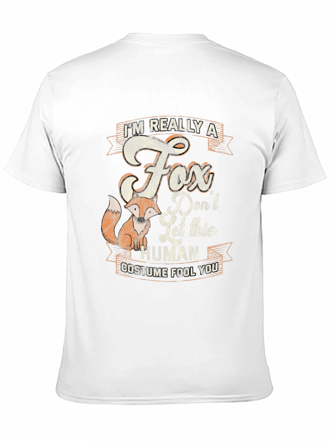 Im Really A Fox T-Shirt: Funny Animal Costume Tee